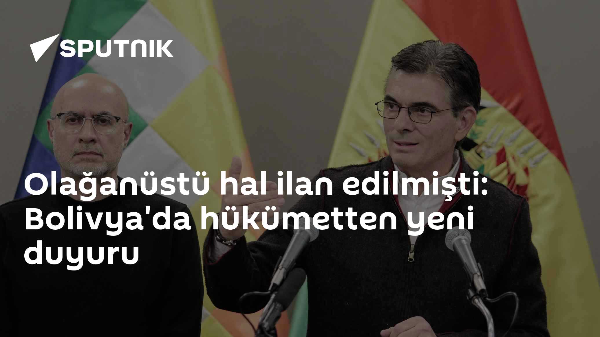 Olağanüstü hal ilan edilmişti: Bolivya'da hükümetten yeni duyuru