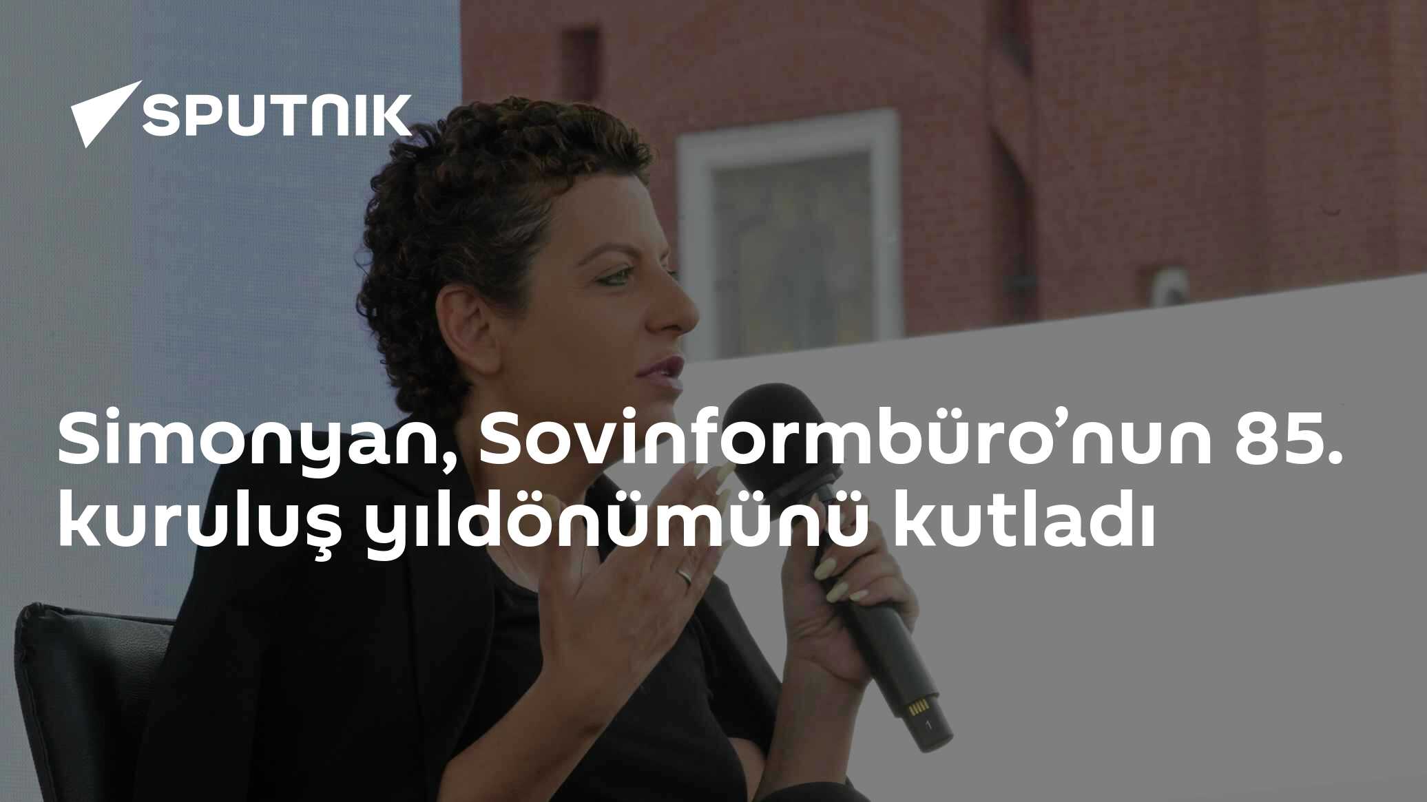 Simonyan, Sovinformbüro’nun 85. kuruluş yıldönümünü kutladı