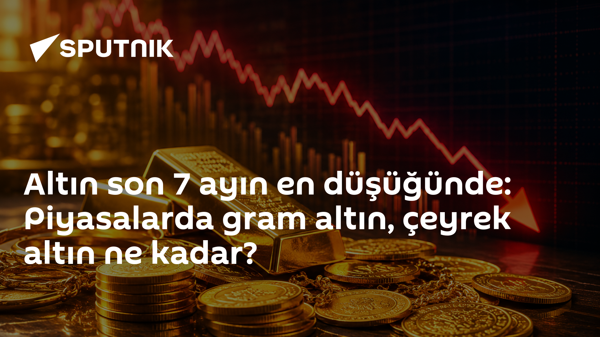 Altın son 7 ayın en düşüğünde: Piyasalarda gram altın, çeyrek altın ne kadar?