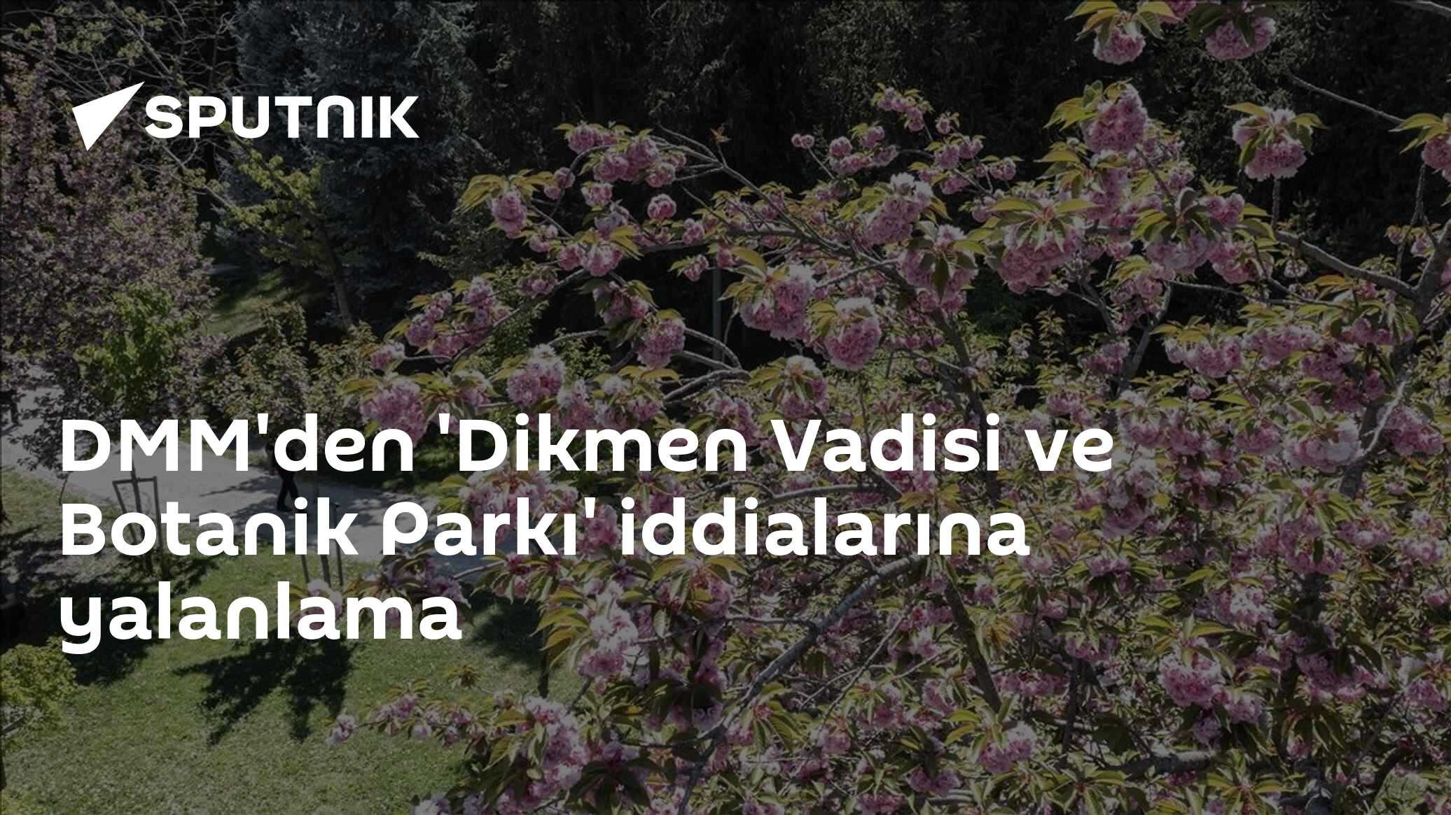 DMM'den 'Dikmen Vadisi ve Botanik Parkı' iddialarına yalanlama