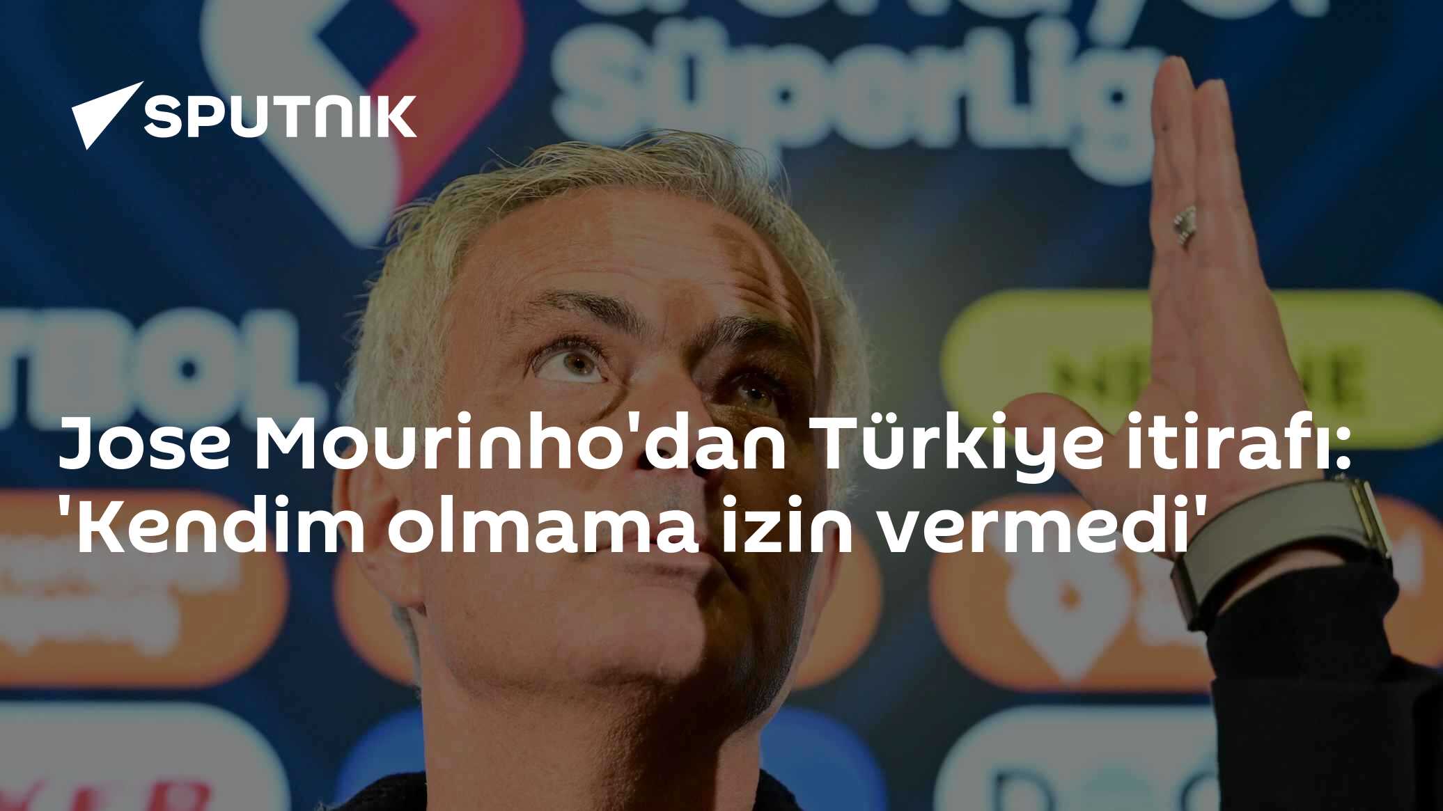 Jose Mourinho'dan Türkiye itirafı: 'Kendim olmama izin vermedi'