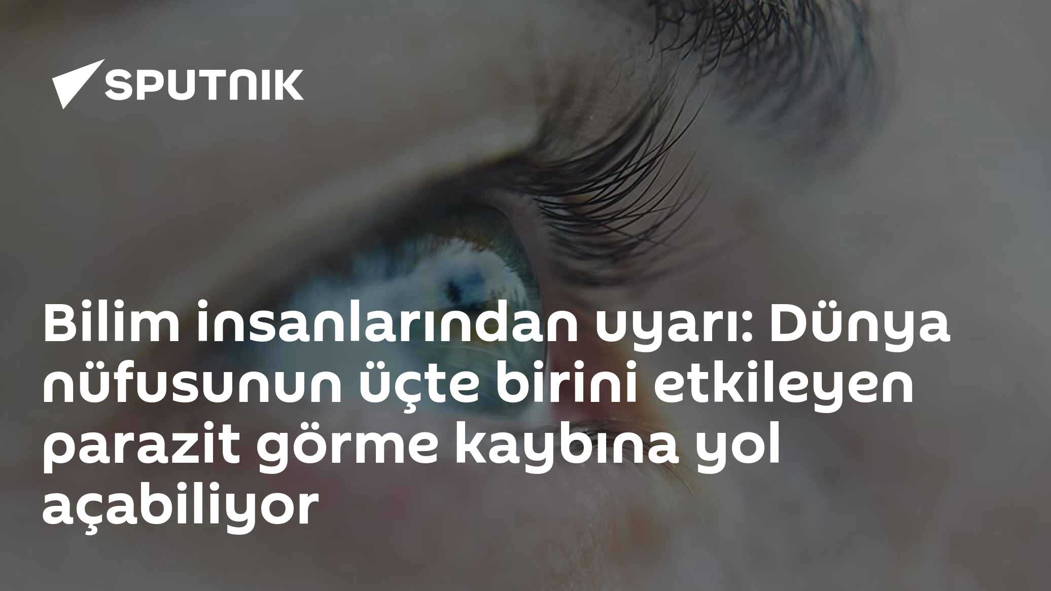 Bilim insanlarından uyarı: Dünya nüfusunun üçte birini etkileyen parazit görme kaybına yol açabiliyor