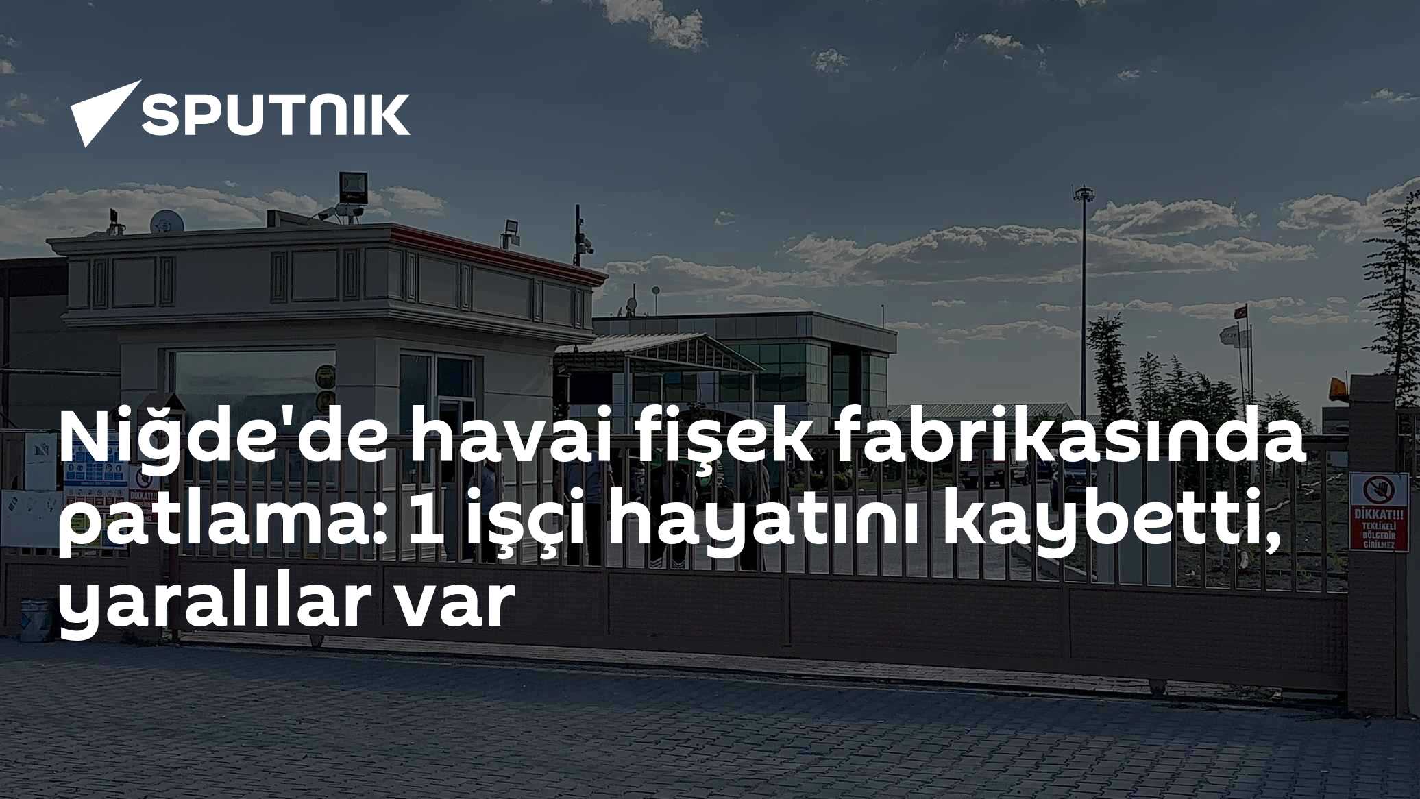 Niğde'de havai fişek fabrikasında patlama: Yaralılar var