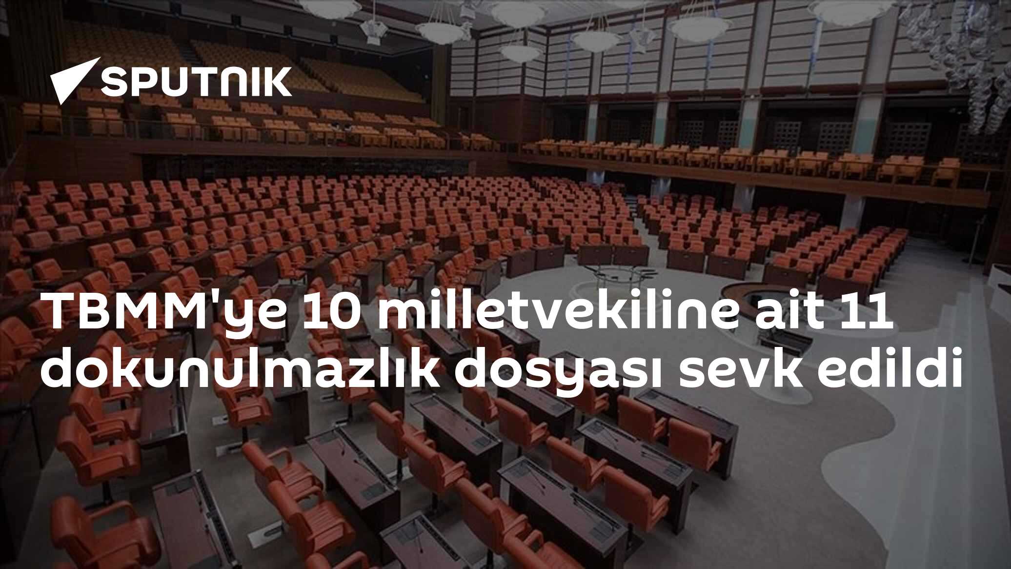 TBMM'ye 10 milletvekiline ait 11 dokunulmazlık dosyası sevk edildi