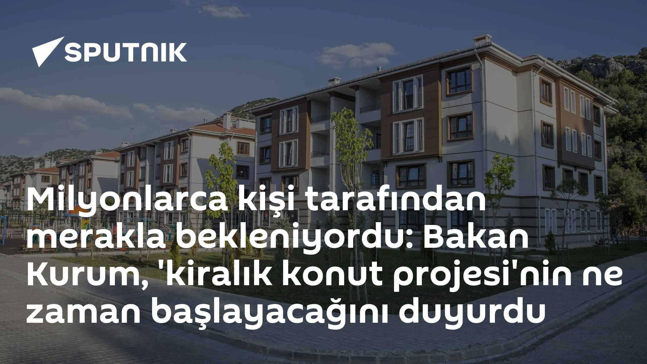 Milyonlarca kişi tarafından merakla bekleniyordu: Bakan Kurum, 'kiralık konut projesi'nin ne zaman başlayacağını duyurdu
