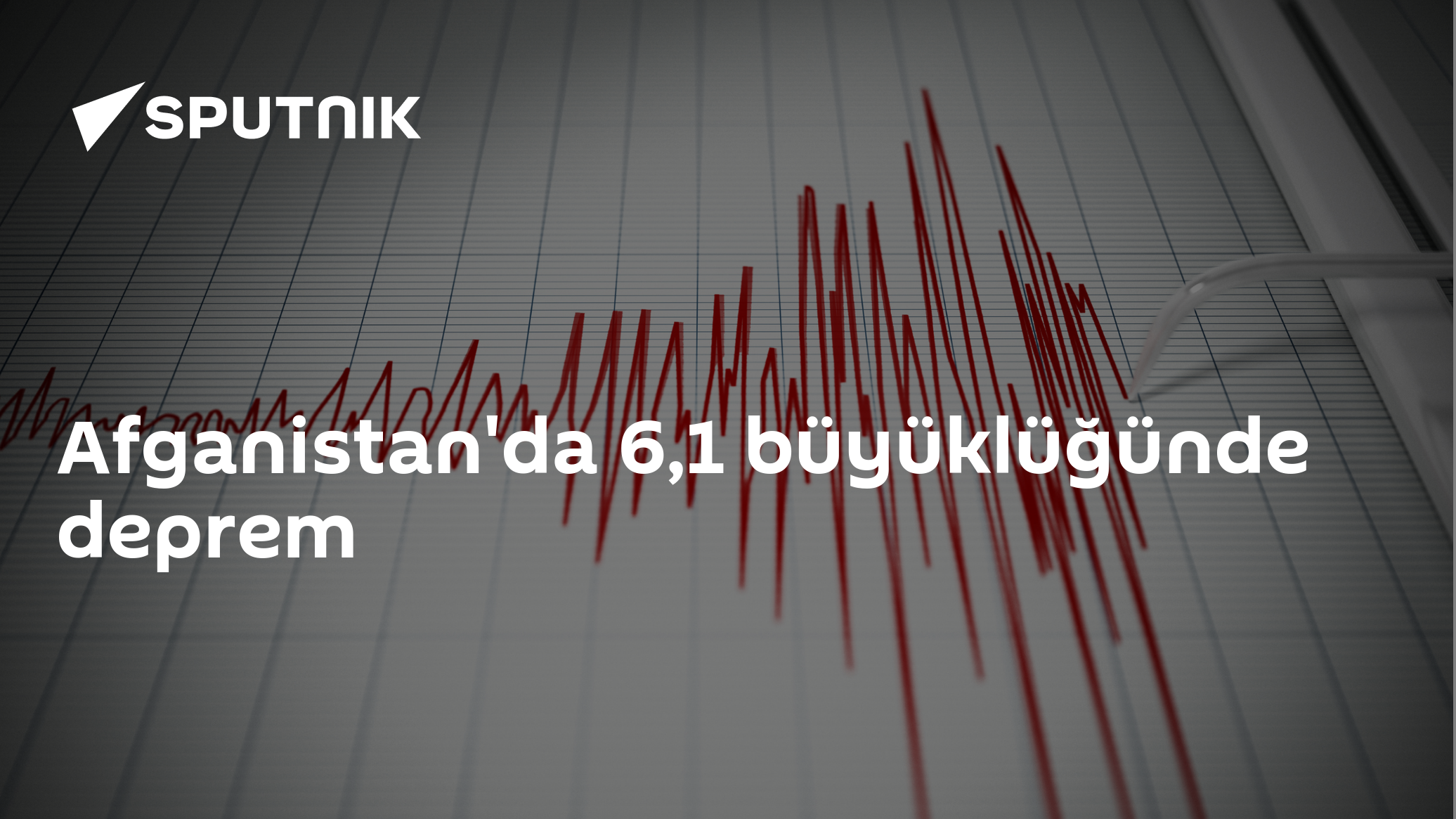 Afganistan'da 6,1 büyüklüğünde deprem