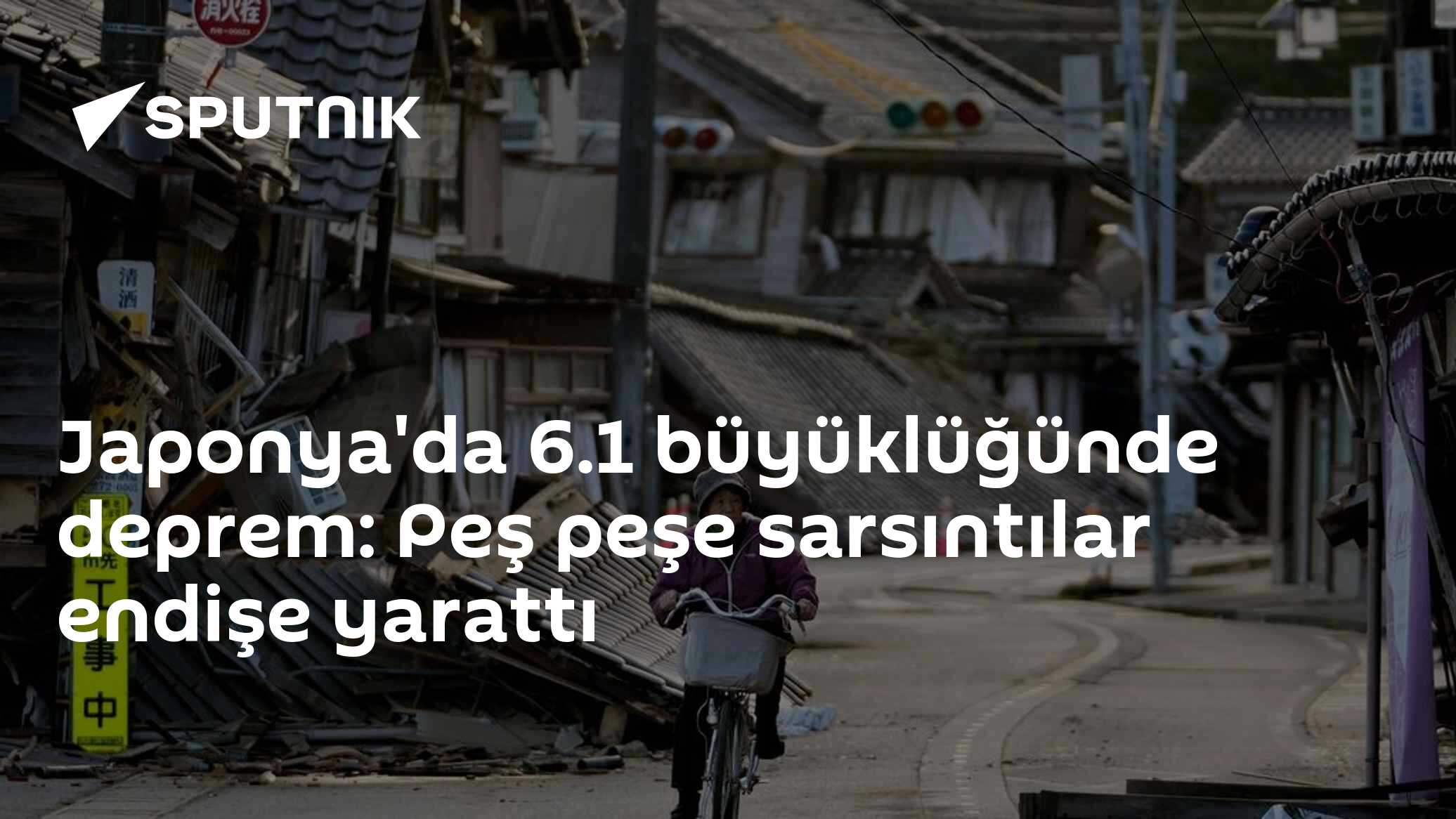 Japonya'da 6.1 büyüklüğünde deprem: Peş peşe sarsıntılar endişe yarattı