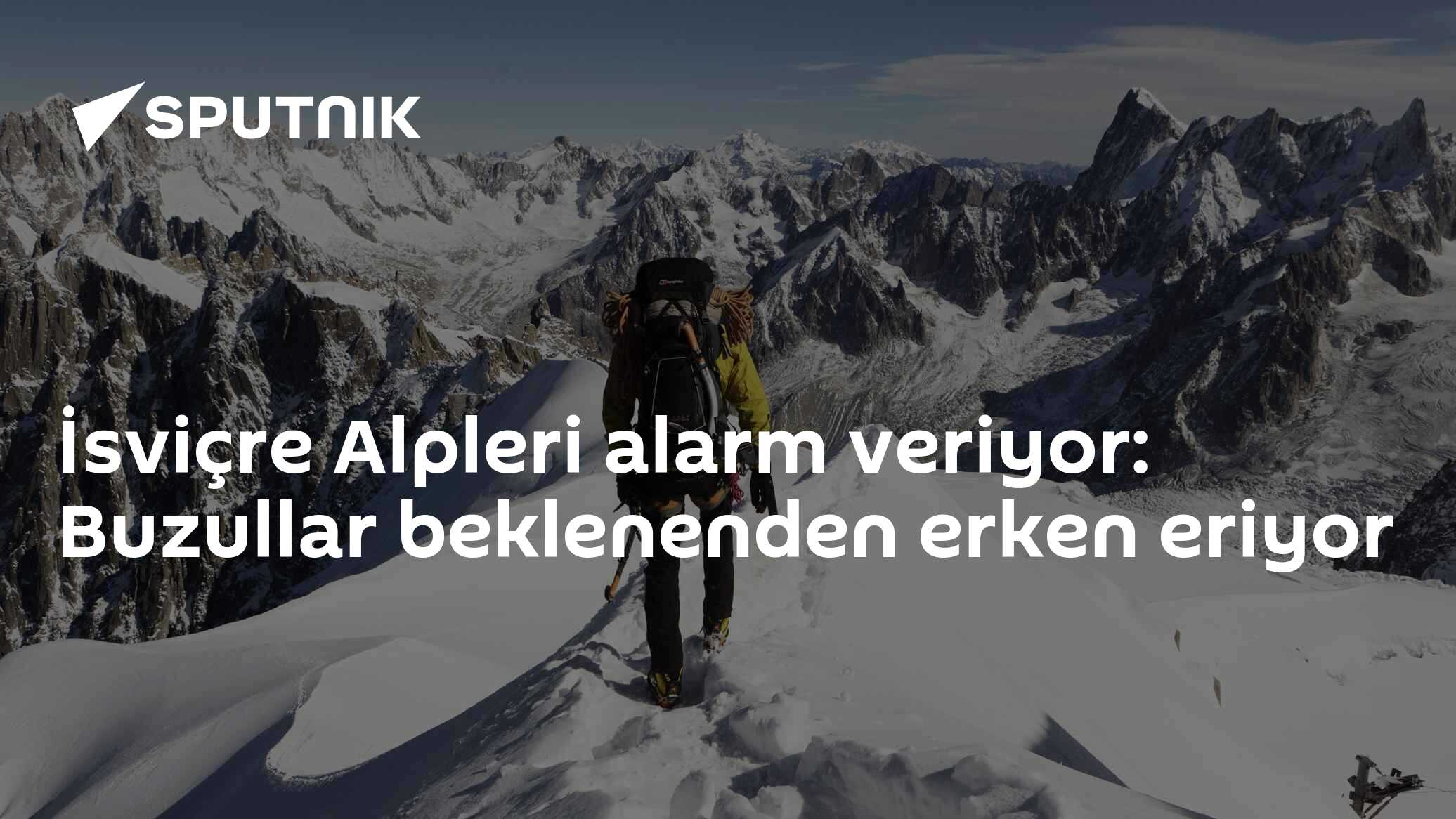 İsviçre Alpleri alarm veriyor: Buzullar beklenenden erken eriyor