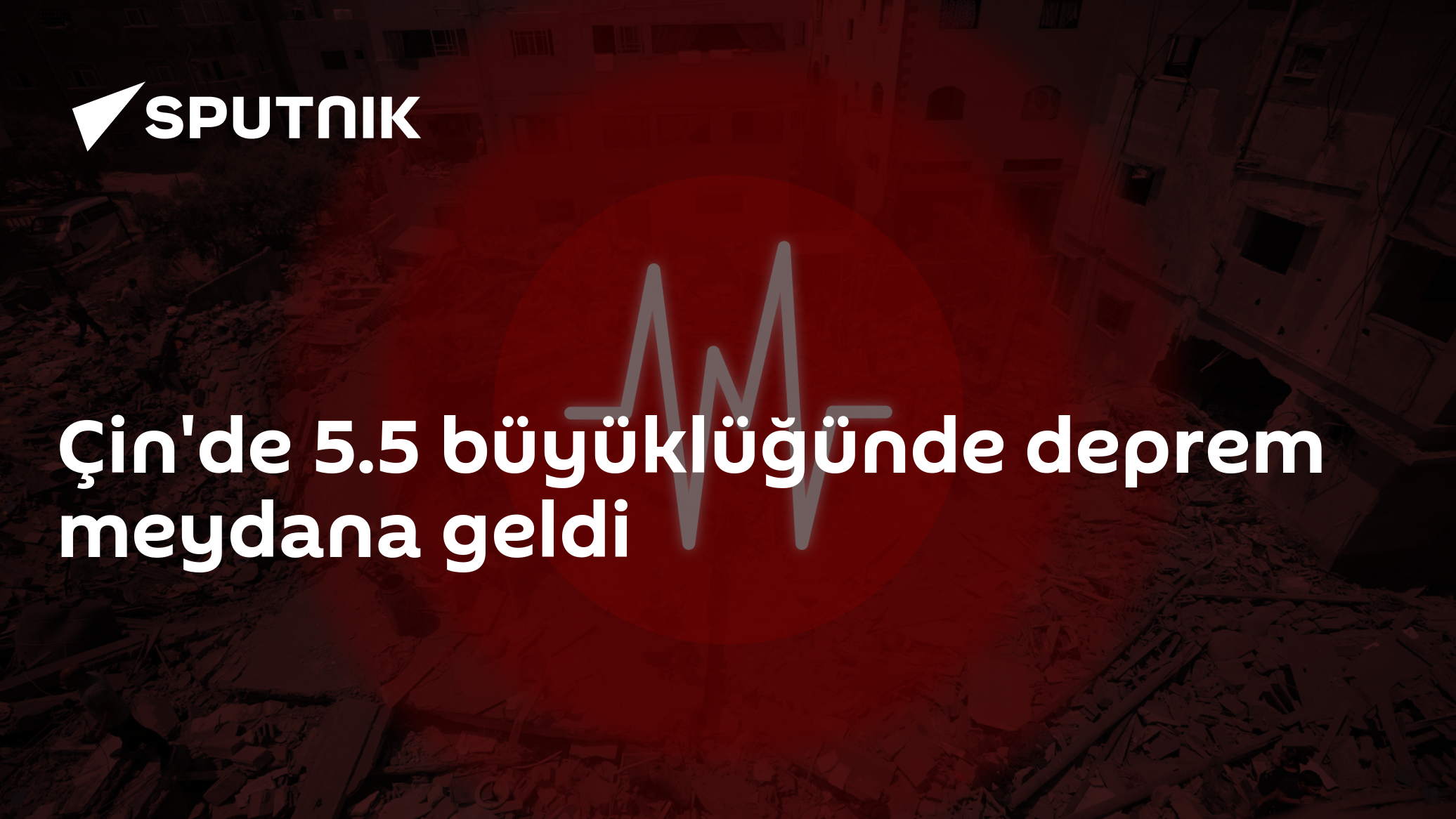 Çin'de 5.5 büyüklüğünde deprem meydana geldi