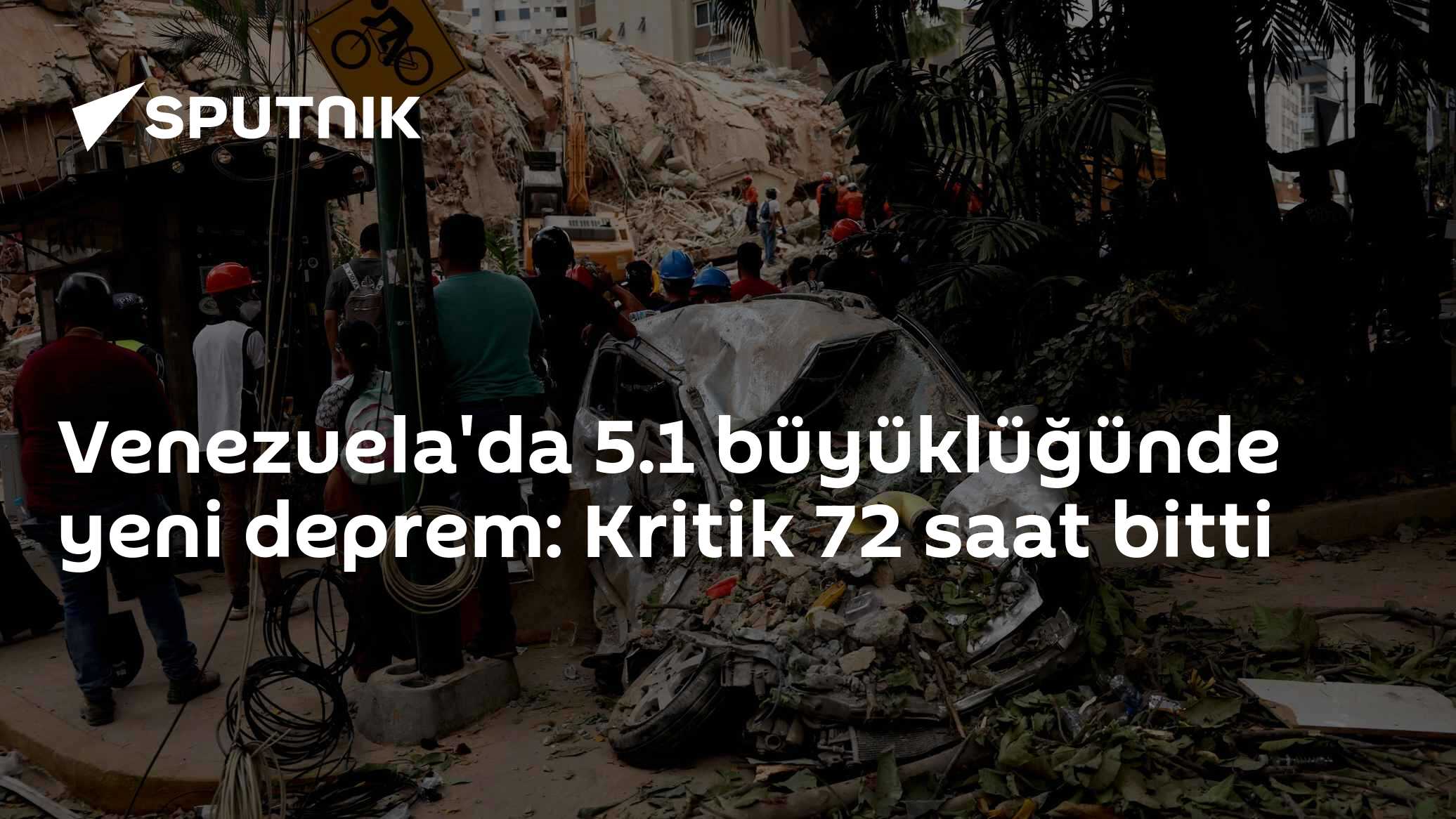 Venezuela'da 5.1 büyüklüğünde yeni deprem: Kritik 72 saat bitti