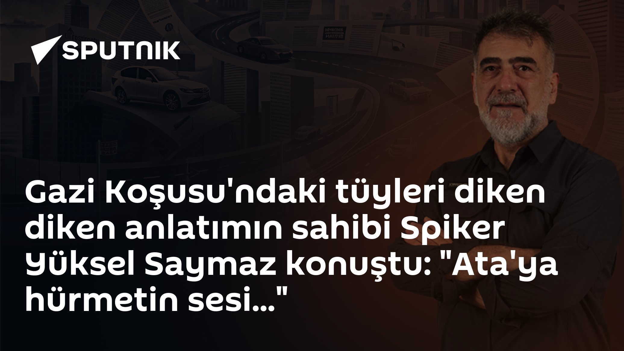 Gazi Koşusu'ndaki tüyleri diken diken anlatımın sahibi Spiker Yüksel Saymaz konuştu: "Ata'ya hürmetin sesi..."