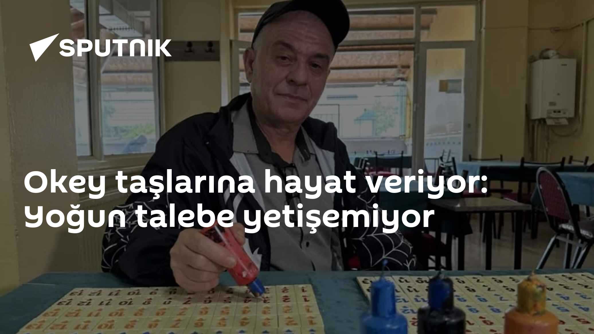 Okey taşlarına hayat veriyor: Yoğun talebe yetişemiyor
