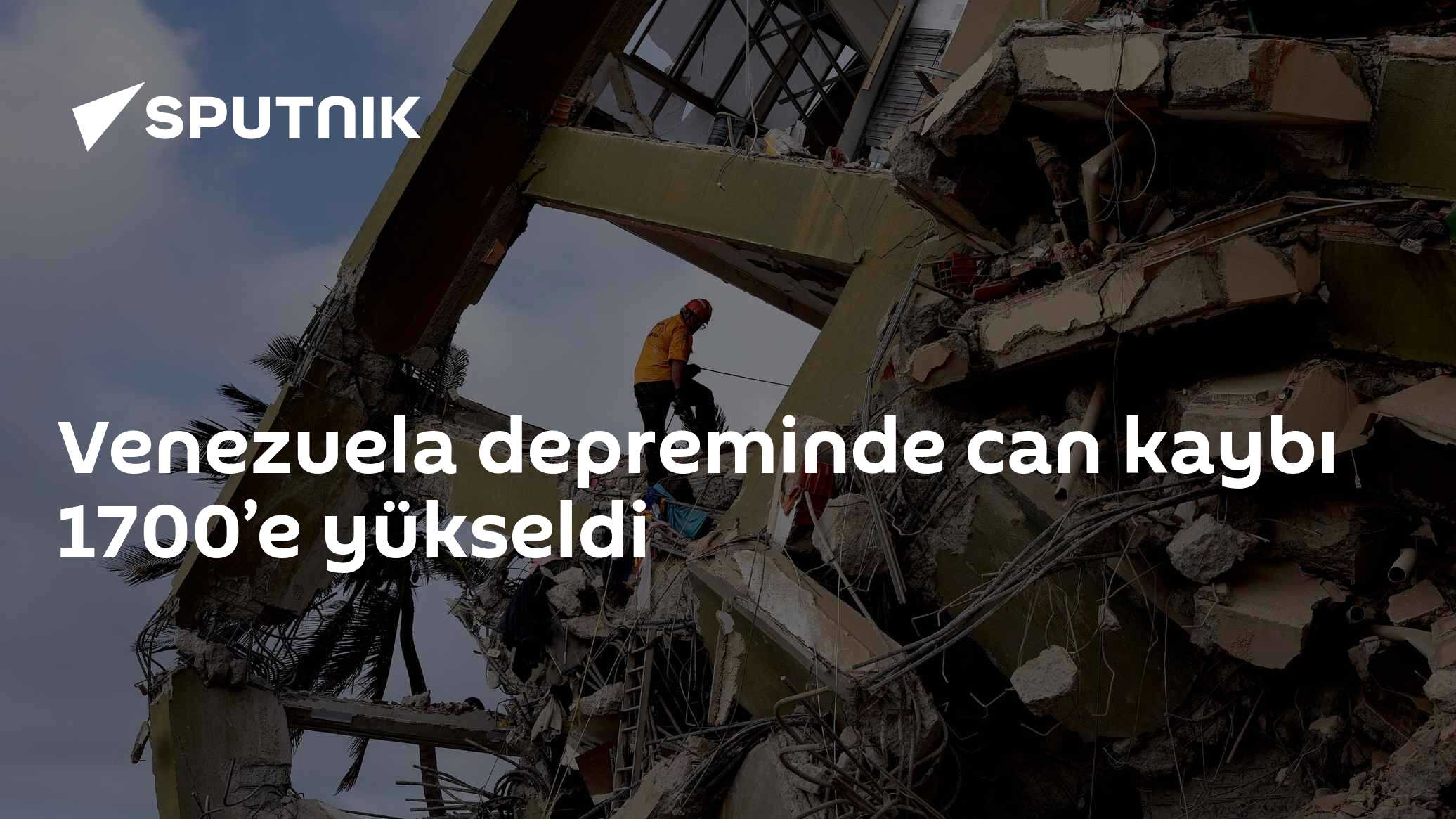 Venezuela depreminde can kaybı 1700’e yükseldi