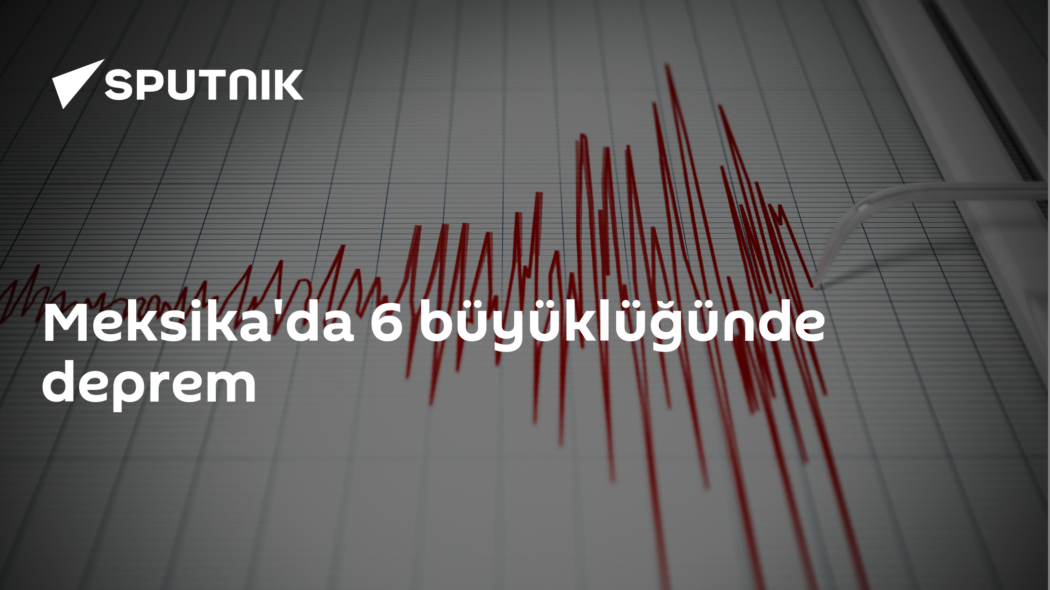 Meksika'da 6 büyüklüğünde deprem