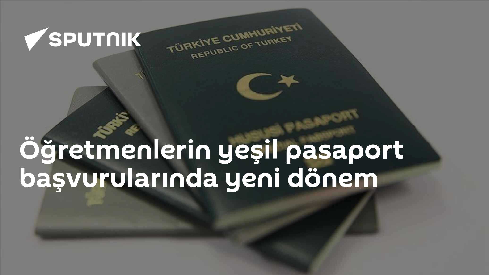 Öğretmenlerin yeşil pasaport başvurularında yeni dönem