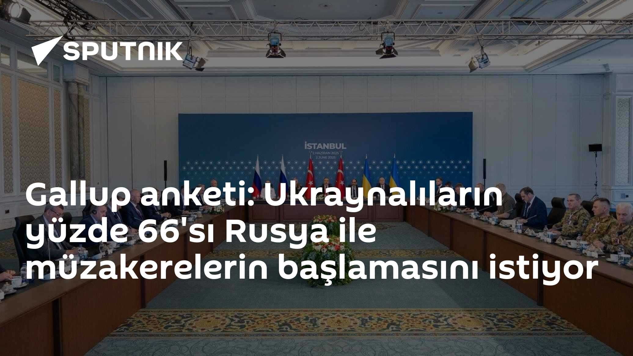 Gallup anketi: Ukraynalıların yüzde 66'sı Rusya ile müzakerelerin başlamasını istiyor