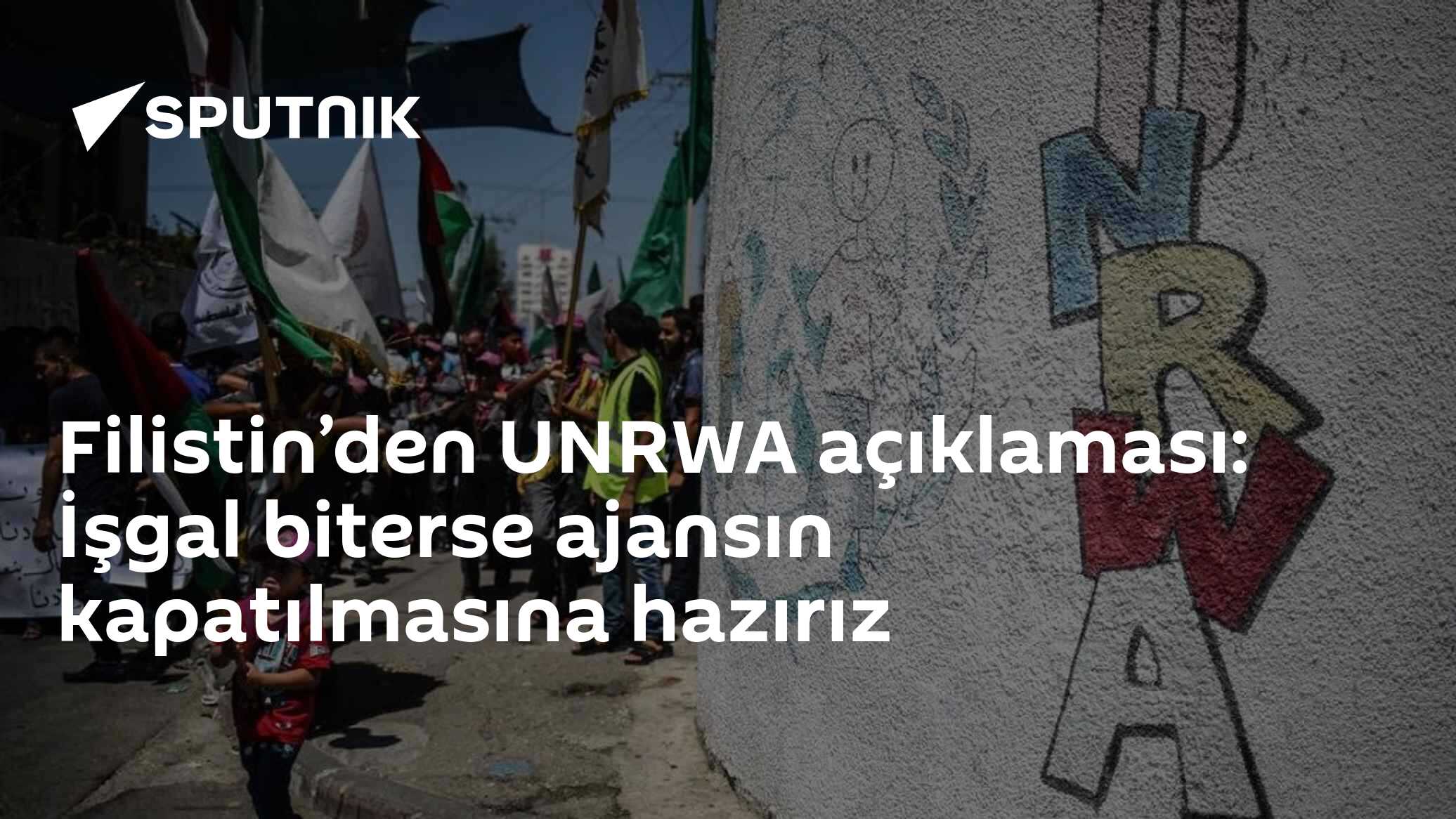 Filistin’den UNRWA açıklaması: İşgal biterse ajansın kapatılmasına hazırız