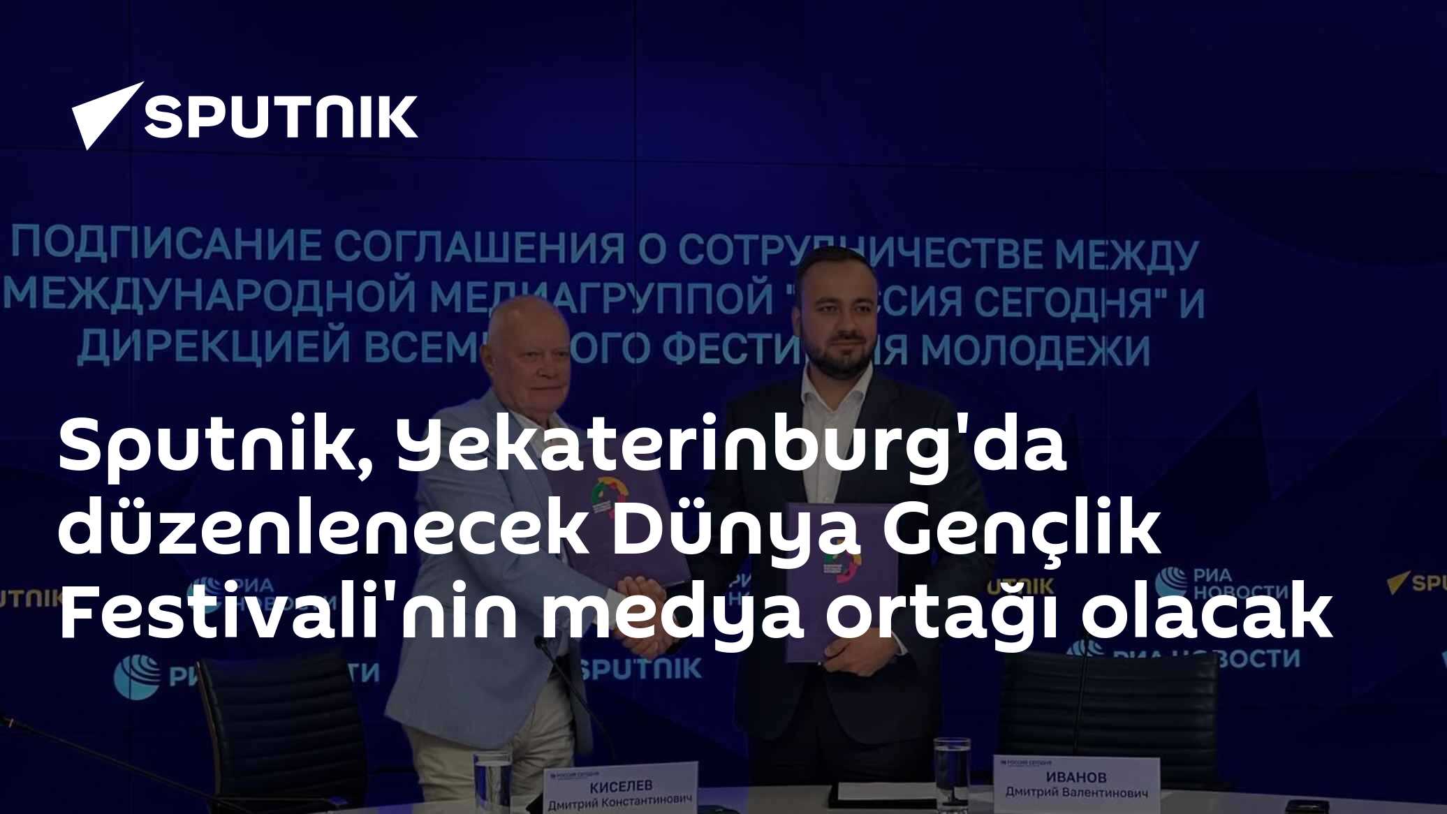 Sputnik, Yekaterinburg'daki Dünya Gençlik Festivali'nin medya ortağı oluyor