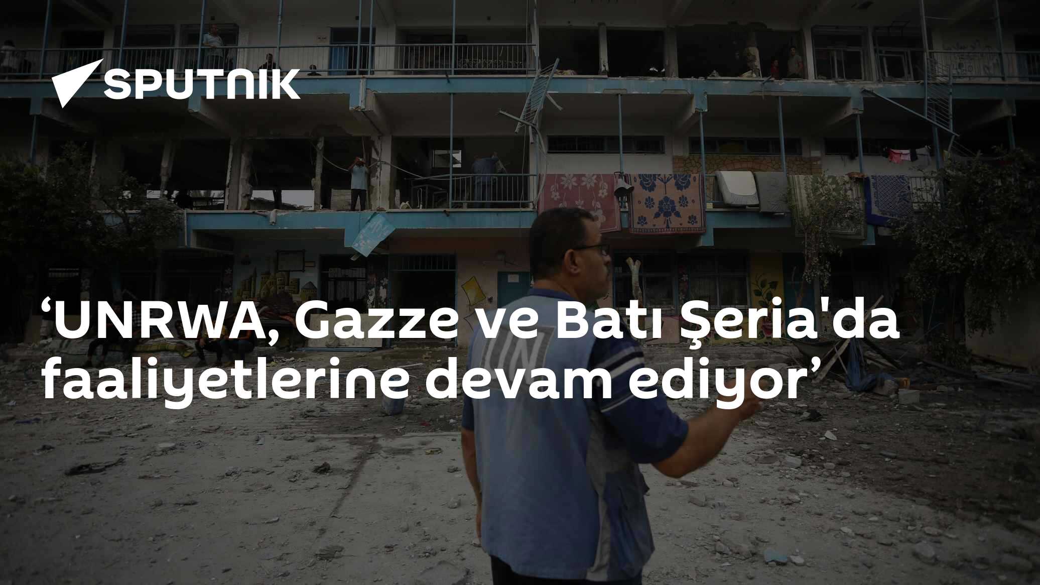UNRWA, Gazze ve Batı Şeria'da faaliyetlerine devam ediyor