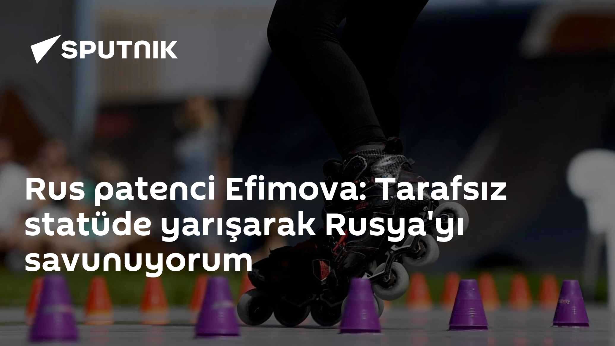 Rus patenci Efimova: Tarafsız statüde yarışarak Rusya'yı savunuyorum
