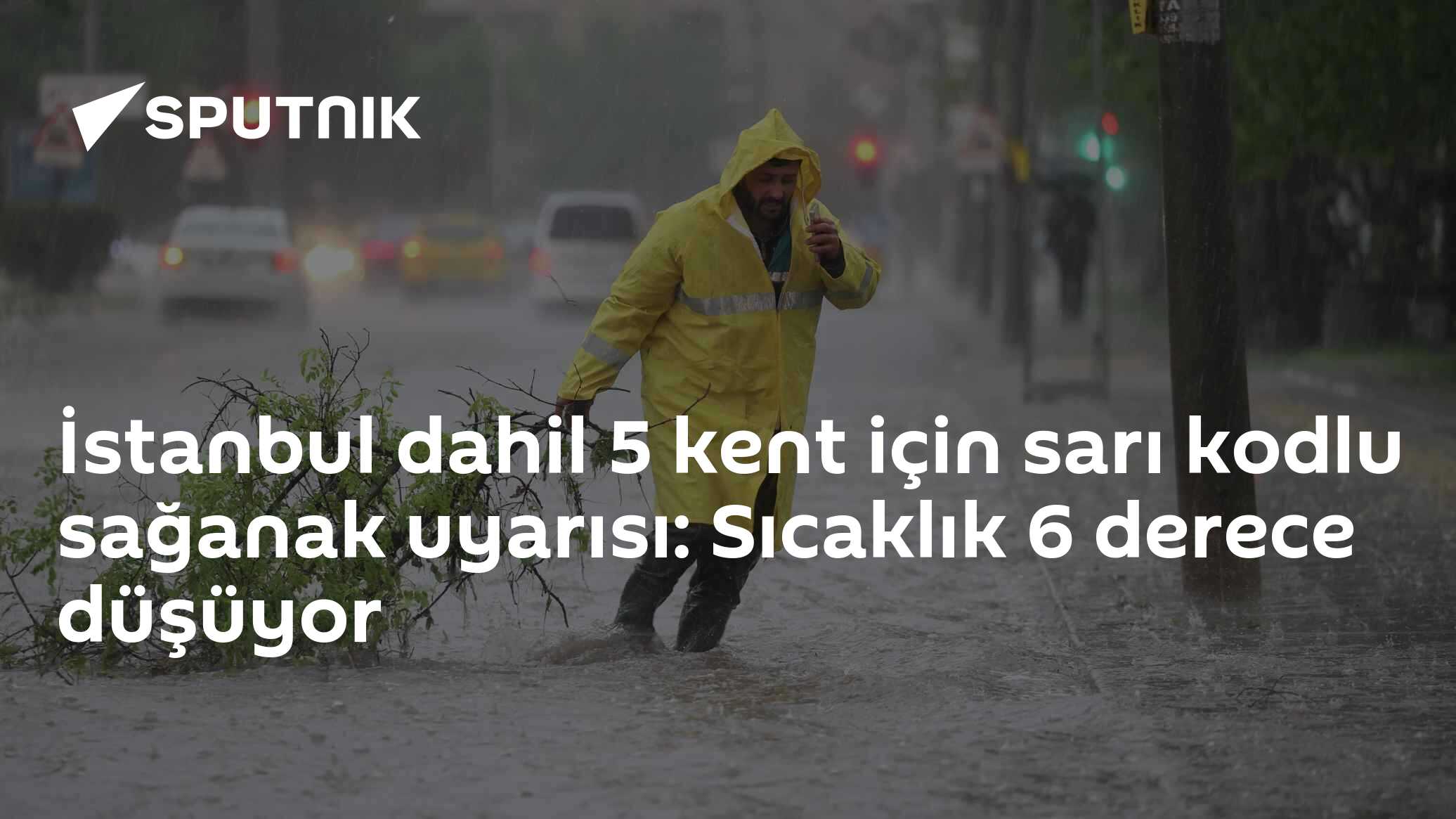 İstanbul dahil 5 kent için sarı kodlu sağanak uyarısı: Sıcaklık 6 derece düşüyor
