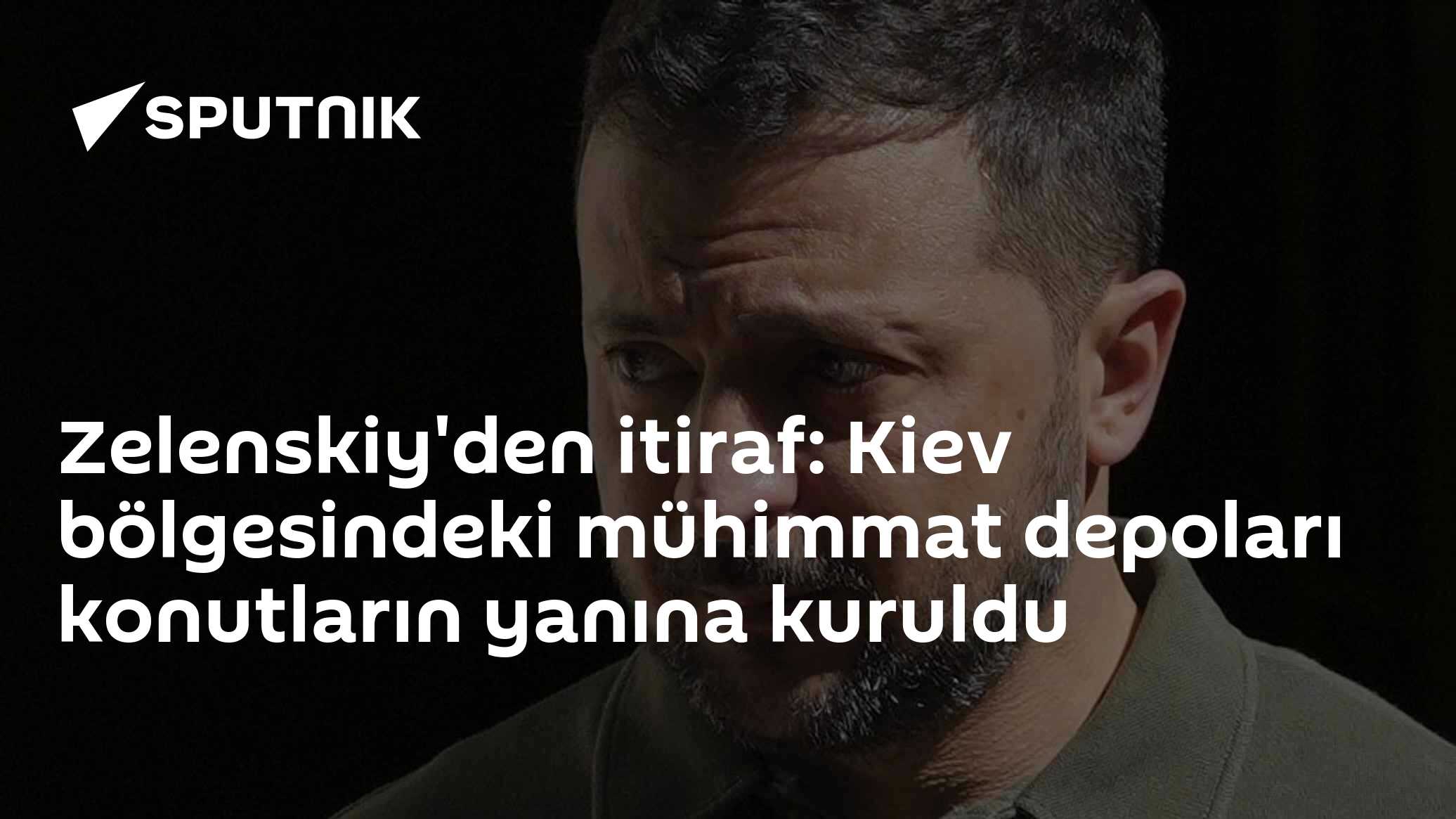 Zelenskiy'den itiraf: Kiev bölgesindeki mühimmat depoları konutların yanına kuruldu