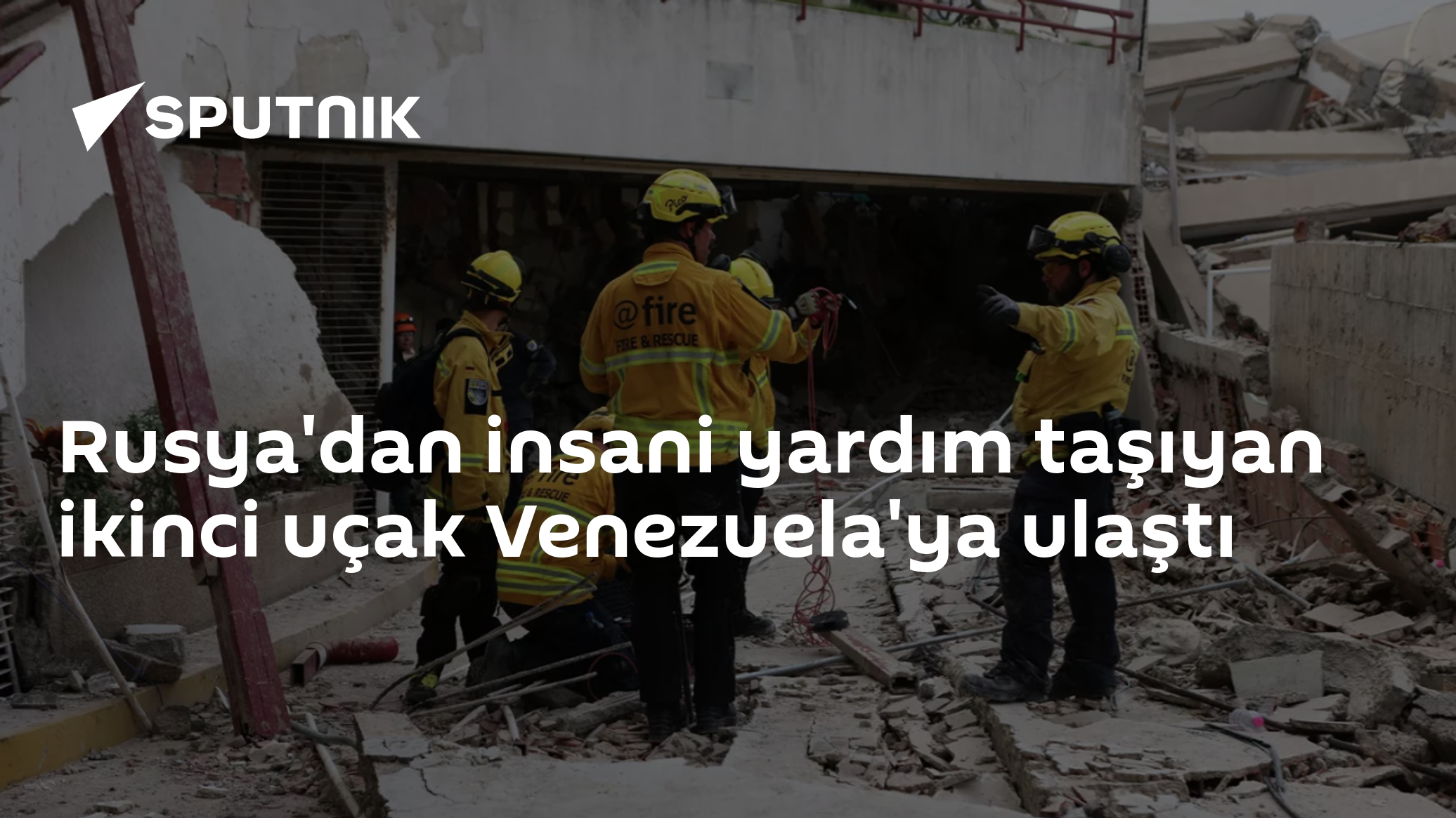 Rusya'dan insani yardım taşıyan ikinci uçak Venezuela'ya ulaştı