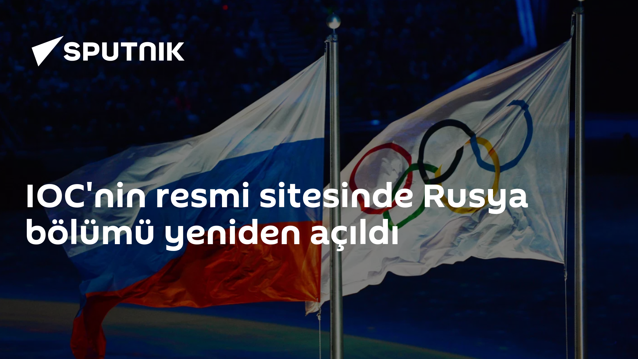 IOC'nin resmi sitesinde Rusya bölümü yeniden açıldı