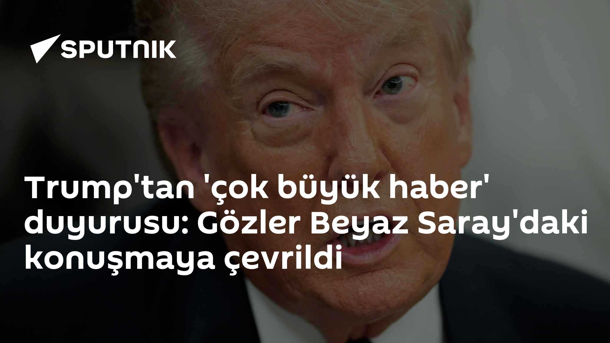 Trump'tan 'çok büyük haber' duyurusu: Gözler Beyaz Saray'daki konuşmaya çevrildi