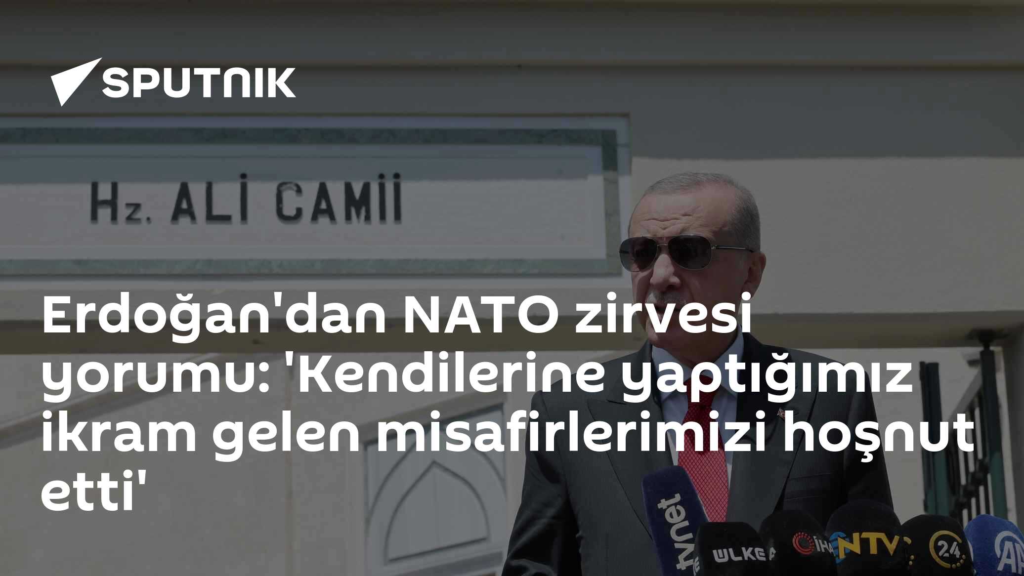 Erdoğan'dan NATO zirvesi yorumu: 'Kendilerine yaptığımız ikram gelen misafirlerimizi hoşnut etti'