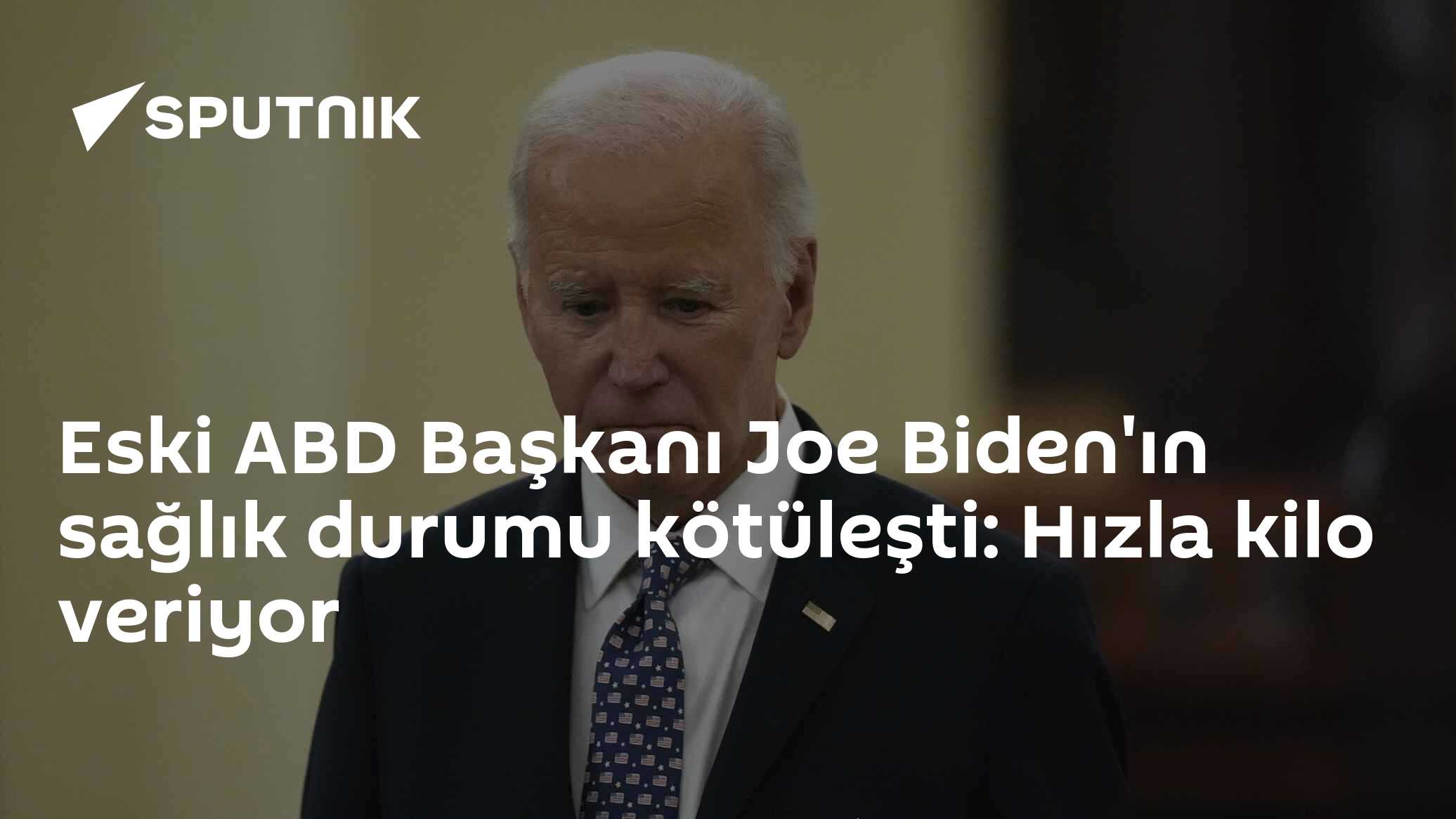 Joe Biden'ın sağlık durumu kötüleşti: Hızla kilo veriyor