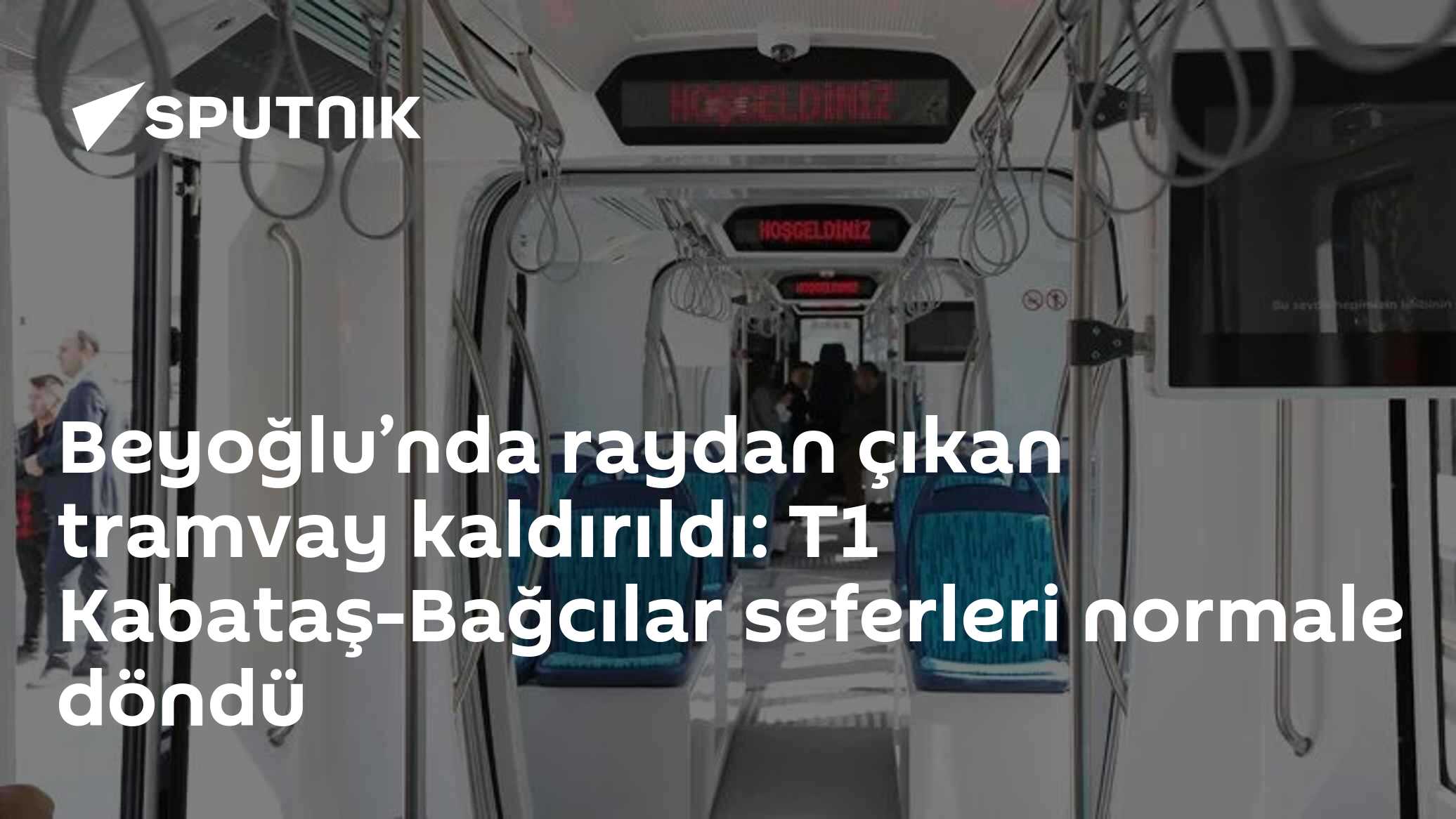 Beyoğlu’nda tramvay raydan çıktı: Yolcular tahliye edildi - 20.08.2026 ...