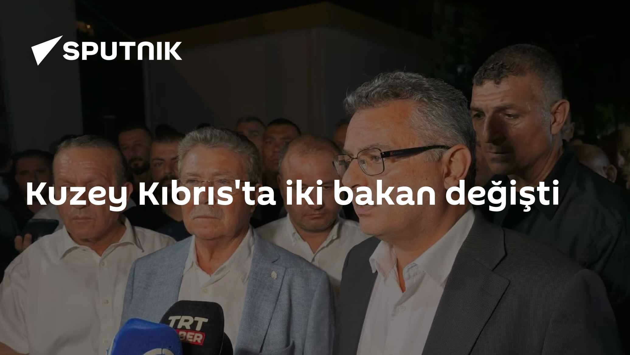 Kuzey Kıbrıs'ta iki bakan değişti