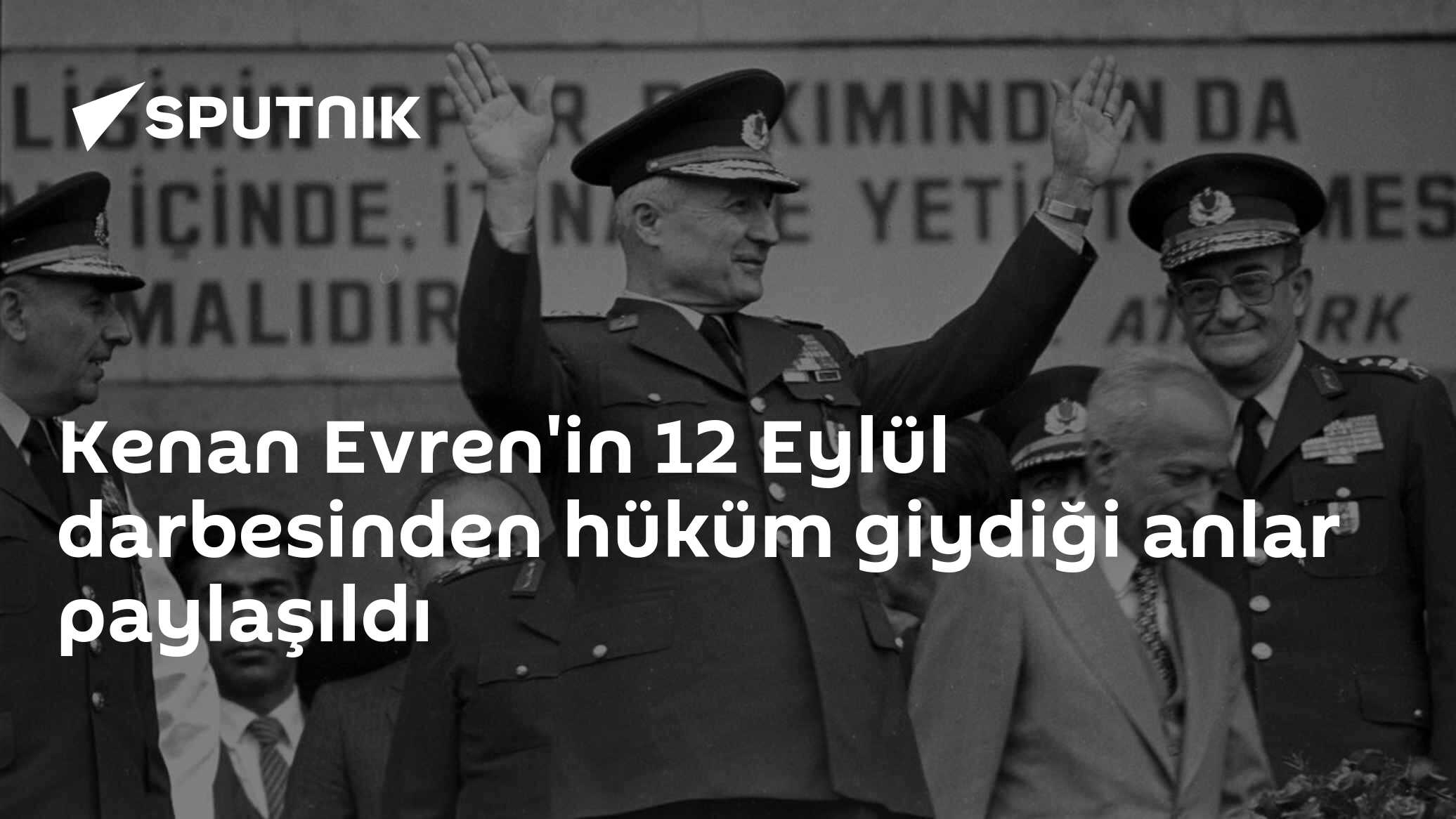 Kenan Evren'in 12 Eylül darbesinden hüküm giydiği anlar paylaşıldı