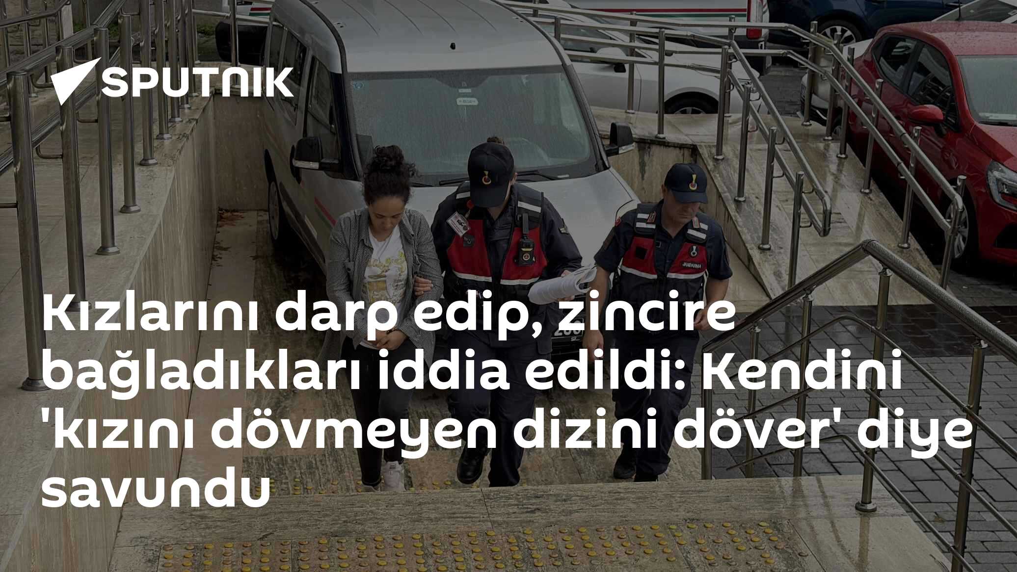 Kızlarını darp edip, zincire bağladıkları iddia edildi: Kendini 'kızını dövmeyen dizini döver' diye savundu