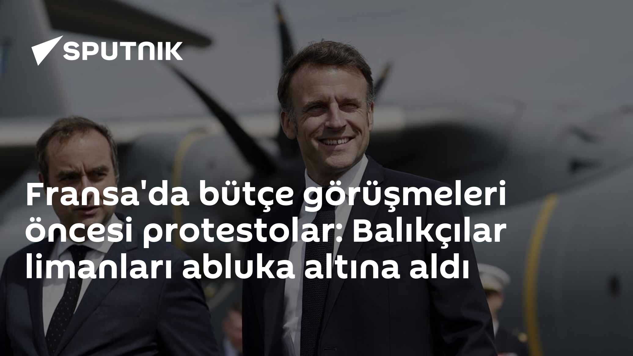 Fransa'da bütçe görüşmeleri öncesi protestolar: Balıkçılar limanları abluka altına aldı