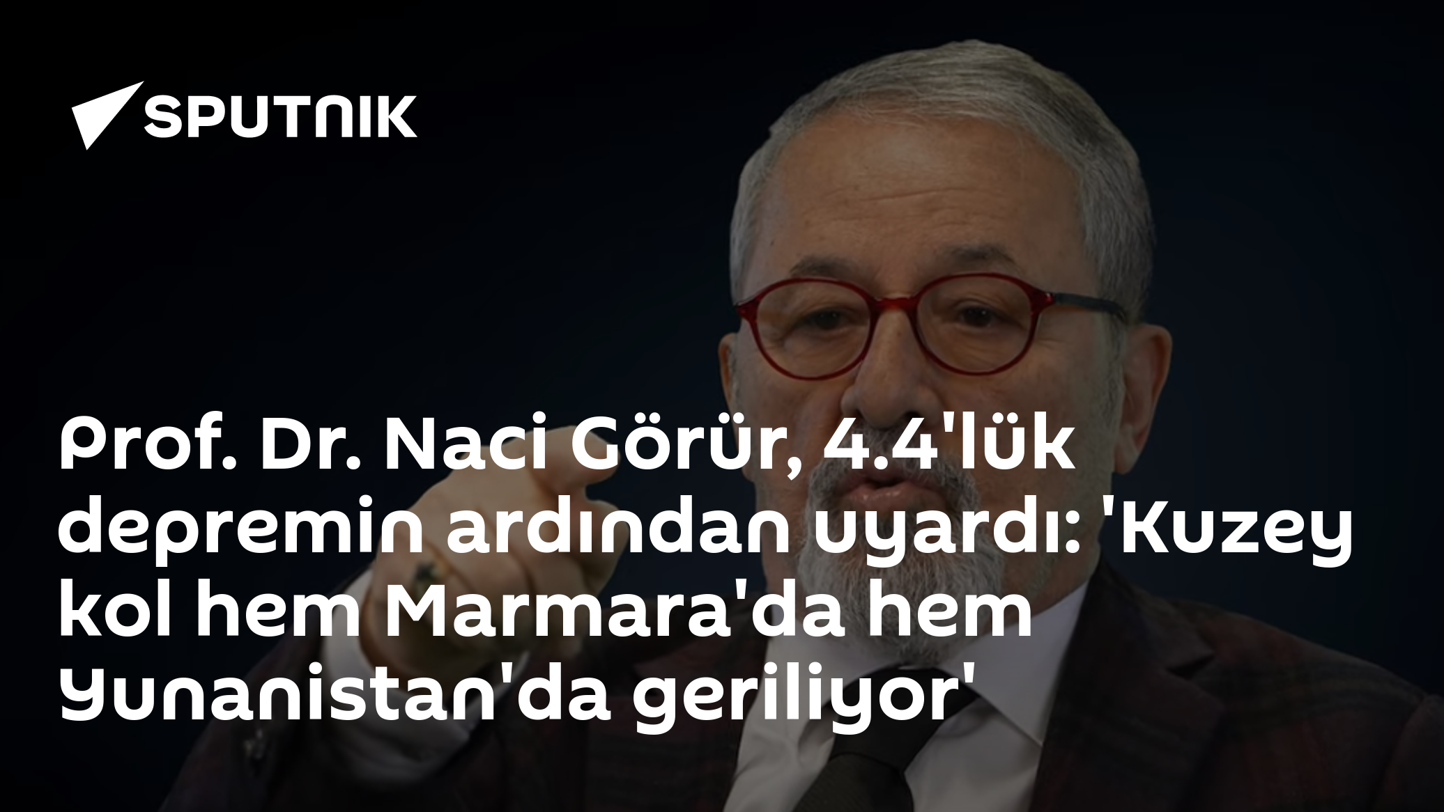 Prof. Dr. Naci Görür, 4.4'lük depremin ardından uyardı: 'Kuzey kol hem Marmara'da hem Yunanistan'da geriliyor'