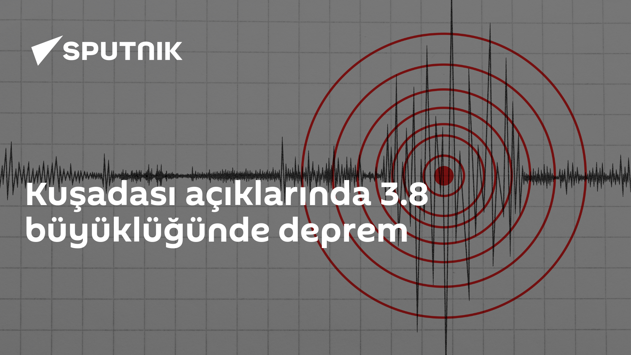 Kuşadası açıklarında 3.8 büyüklüğünde deprem
