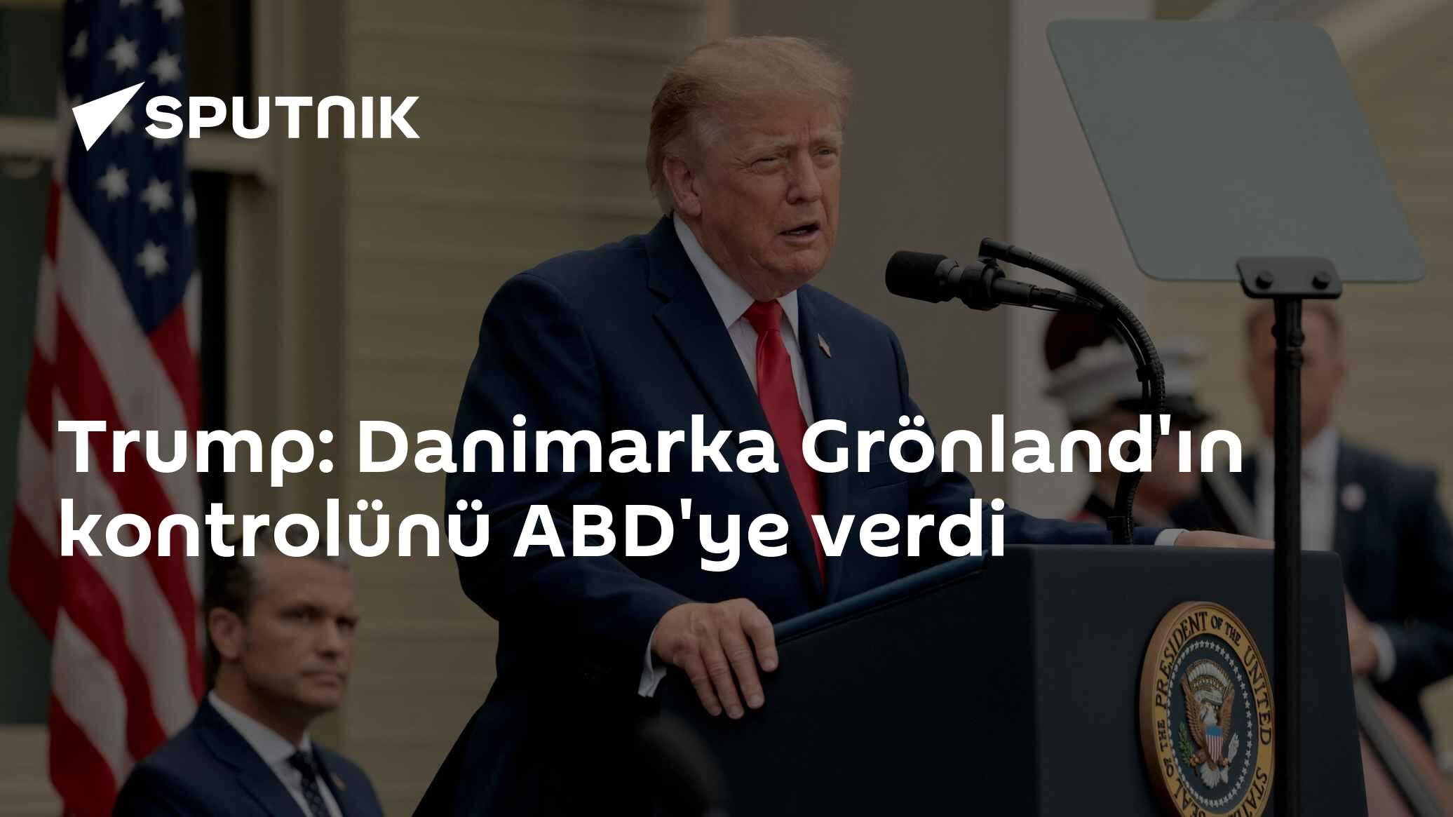 Trump: Danimarka Grönland'ın kontrolünü ABD'ye verdi