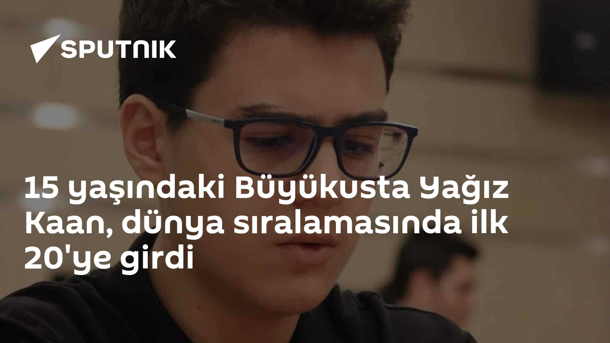 15 yaşındaki Büyükusta Yağız Kaan, dünya sıralamasında ilk 20'ye girdi