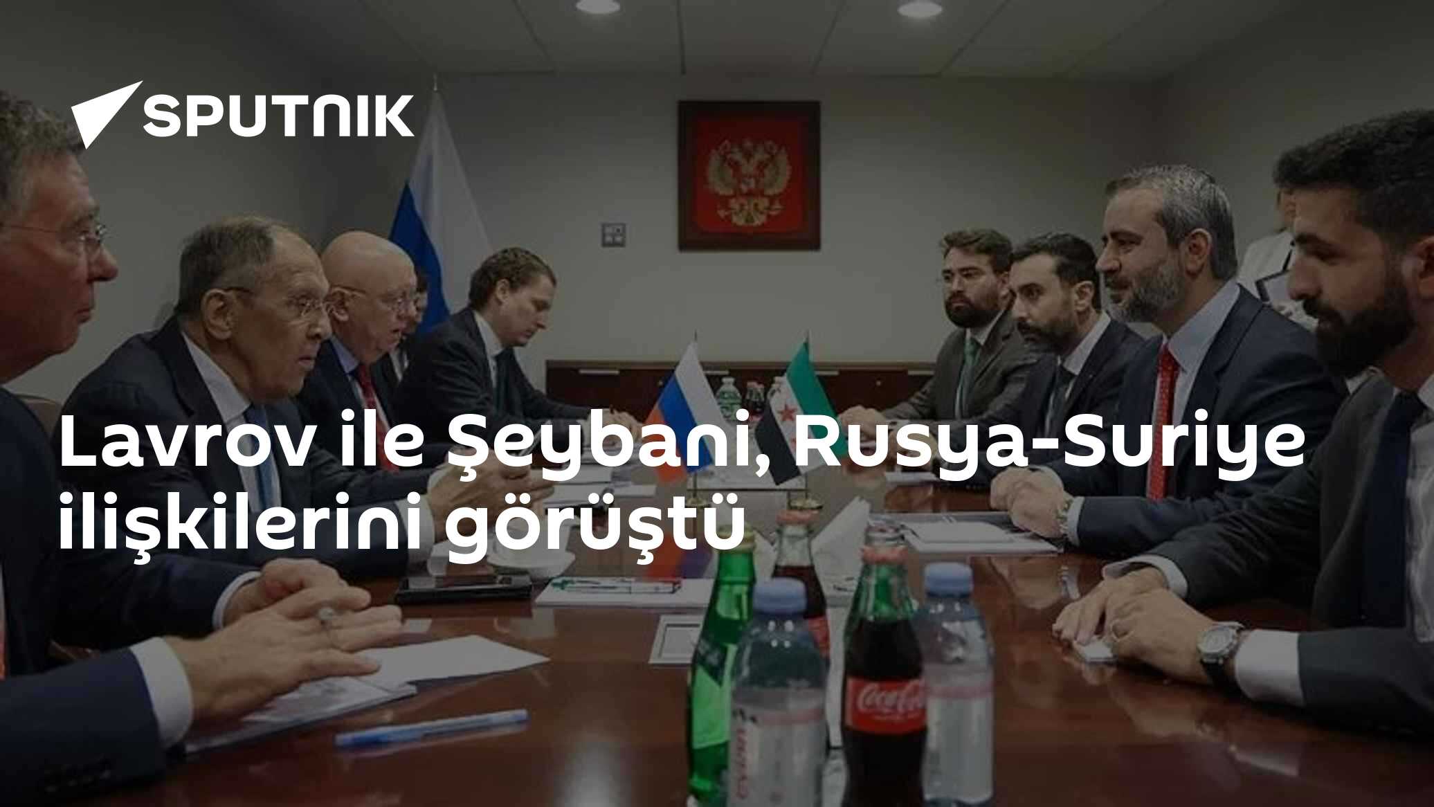 Lavrov ile Şeybani, Rusya-Suriye ilişkilerini görüştü