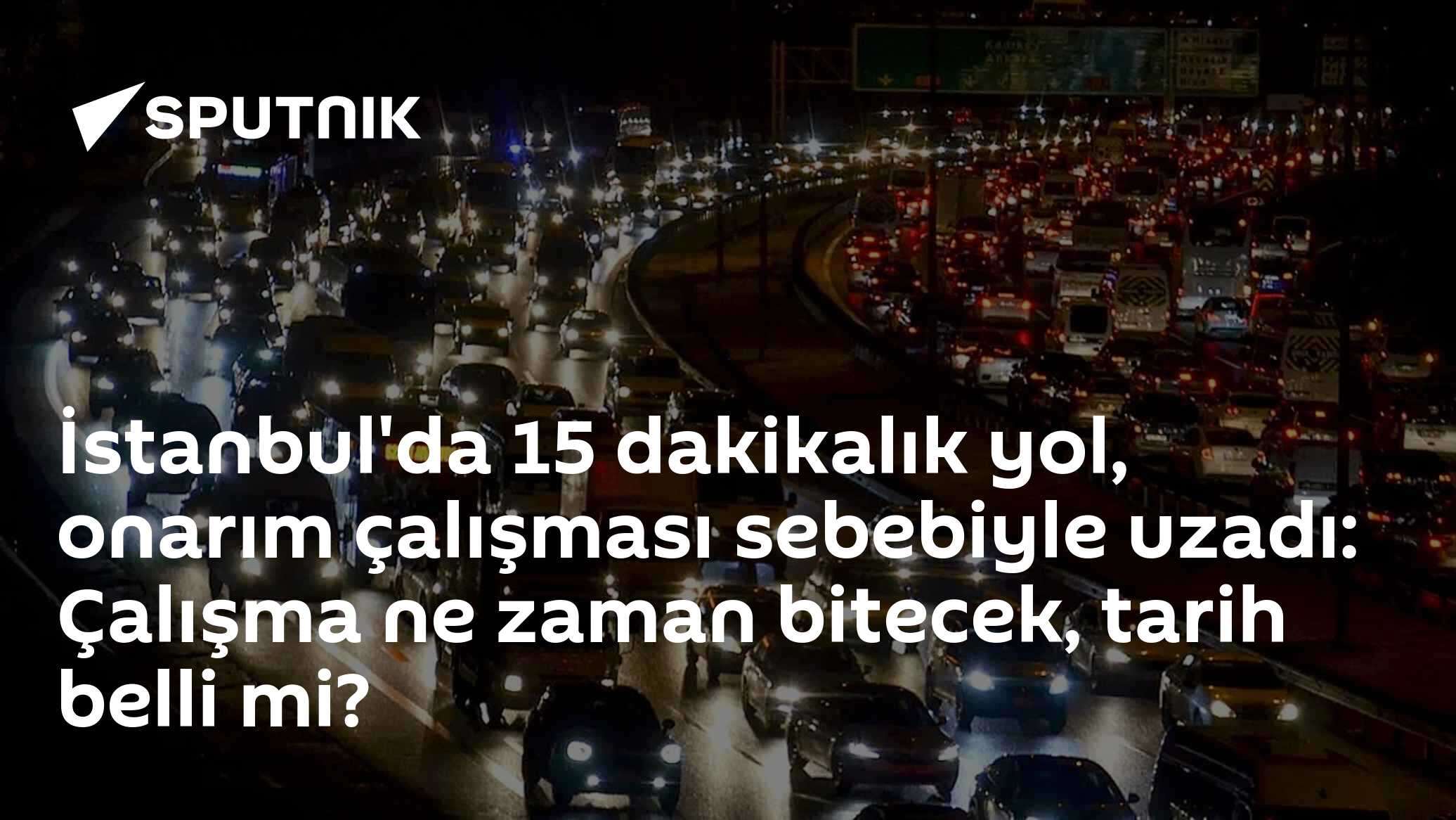 İstanbul'da 15 dakikalık yol, onarım çalışması sebebiyle uzadı: Çalışma ne zaman bitecek, tarih belli mi?