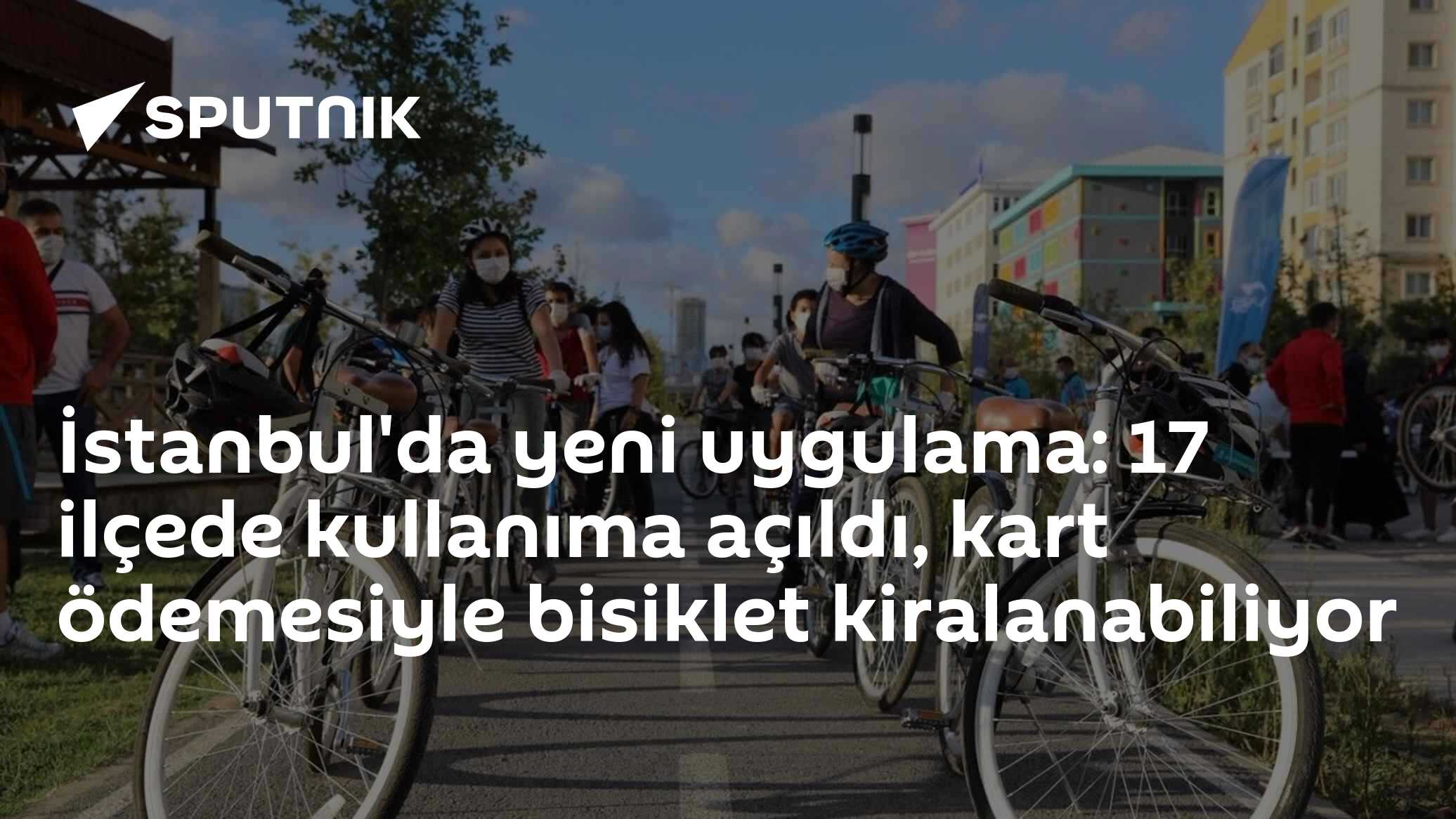 İstanbul'da yeni uygulama: 17 ilçede kullanıma açıldı, kart ödemesiyle bisiklet kiralanabiliyor