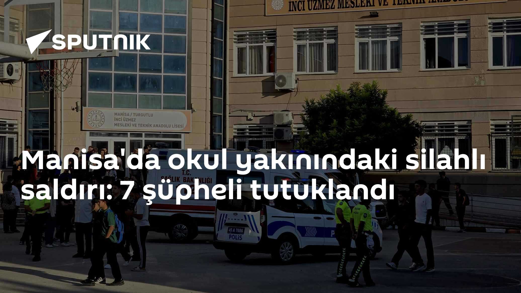 Manisa'da okul yakınındaki silahlı saldırı: 7 şüpheli tutuklandı
