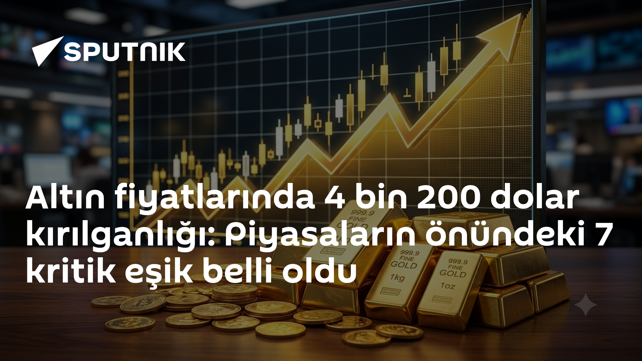 Altın fiyatlarında 4 bin 200 dolar kırılganlığı: Piyasaların önündeki 7 kritik eşik belli oldu