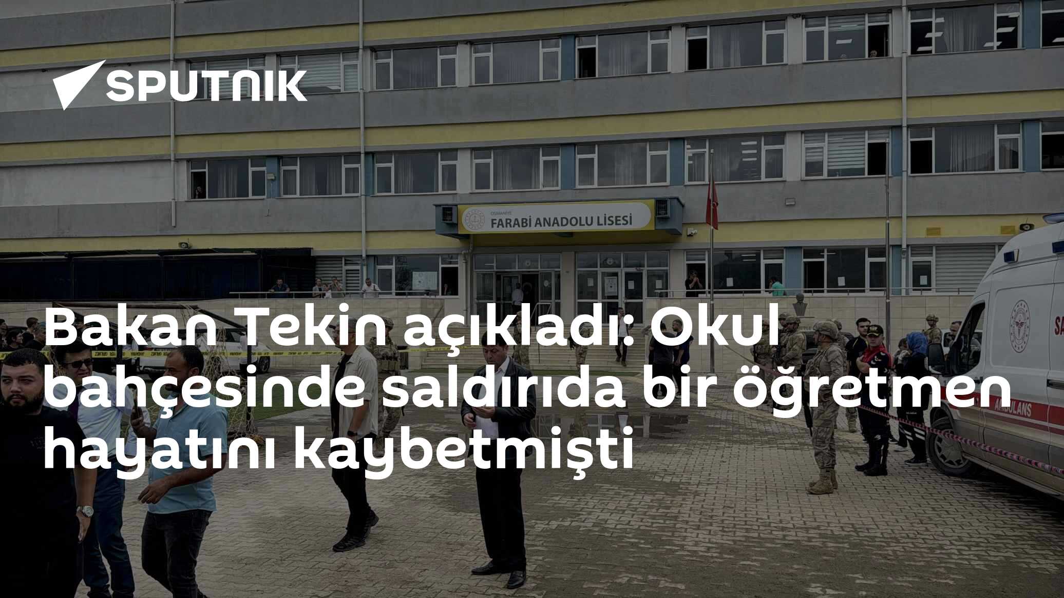 Bakan Tekin açıkladı: Okul bahçesinde saldırıda bir öğretmen hayatını kaybetmişti