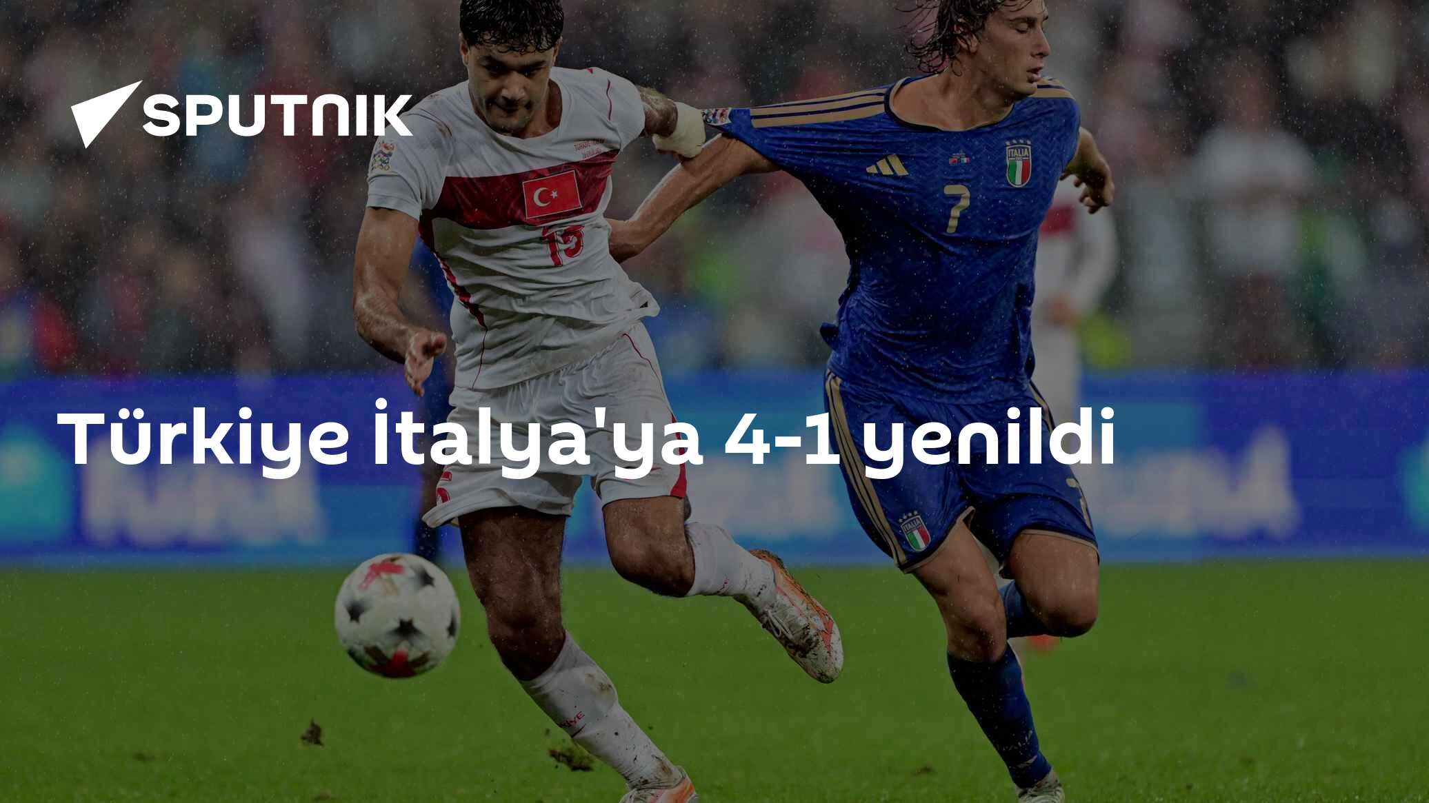Türkiye İtalya'ya 4-1 yenildi