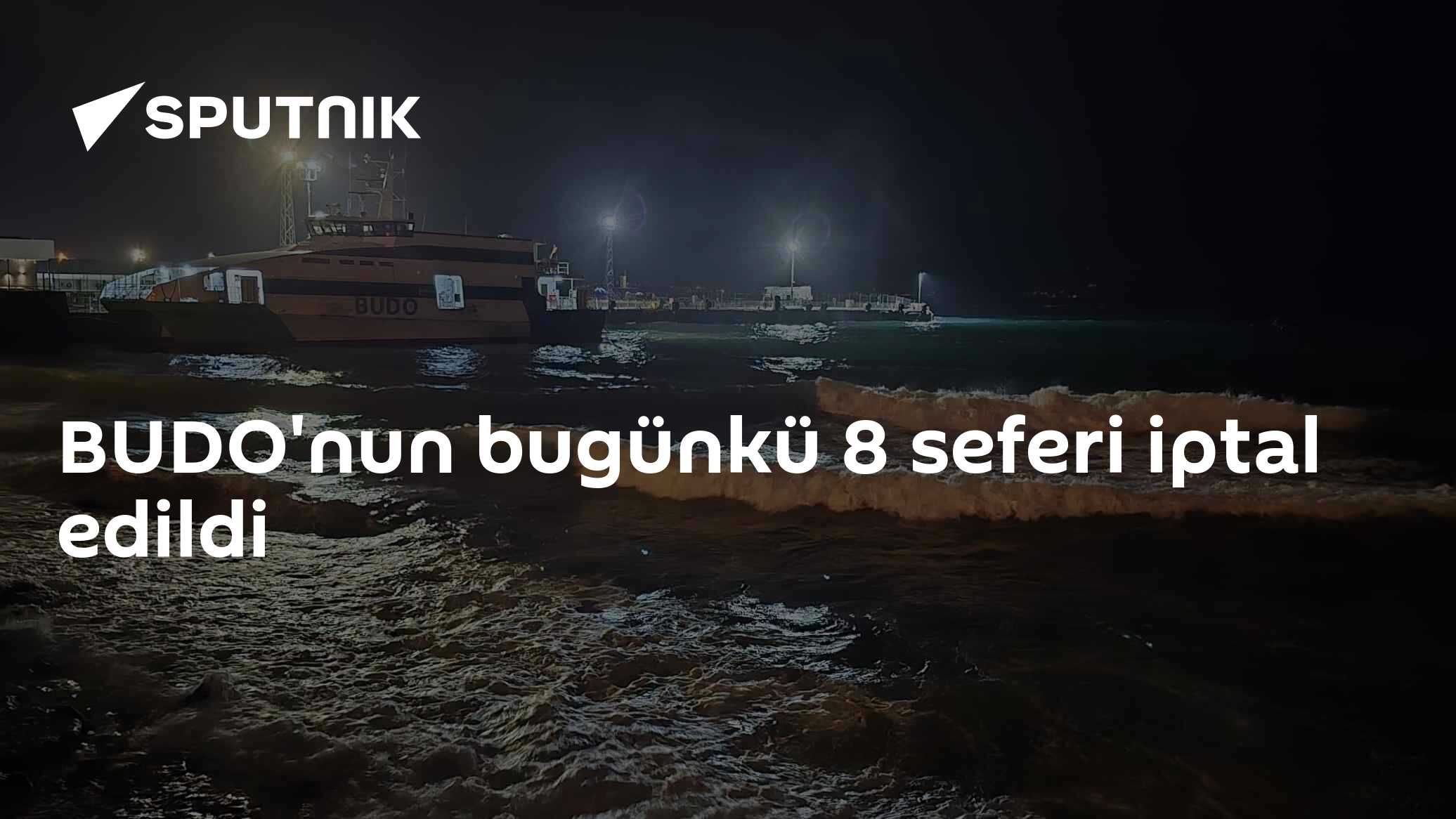 BUDO'nun bugünkü 8 seferi iptal edildi
