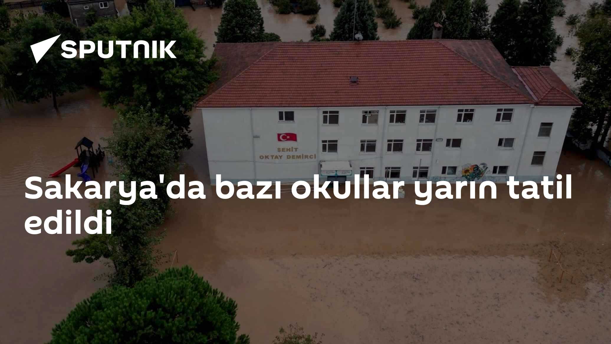 Sakarya'da bazı okullar yarın tatil edildi