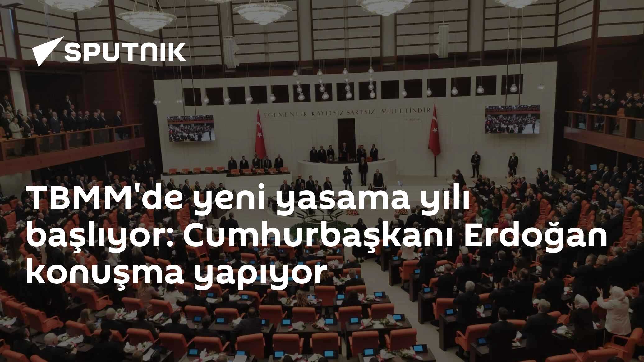 TBMM'de yeni yasama yılı başlıyor: Cumhurbaşkanı Erdoğan konuşma yapıyor